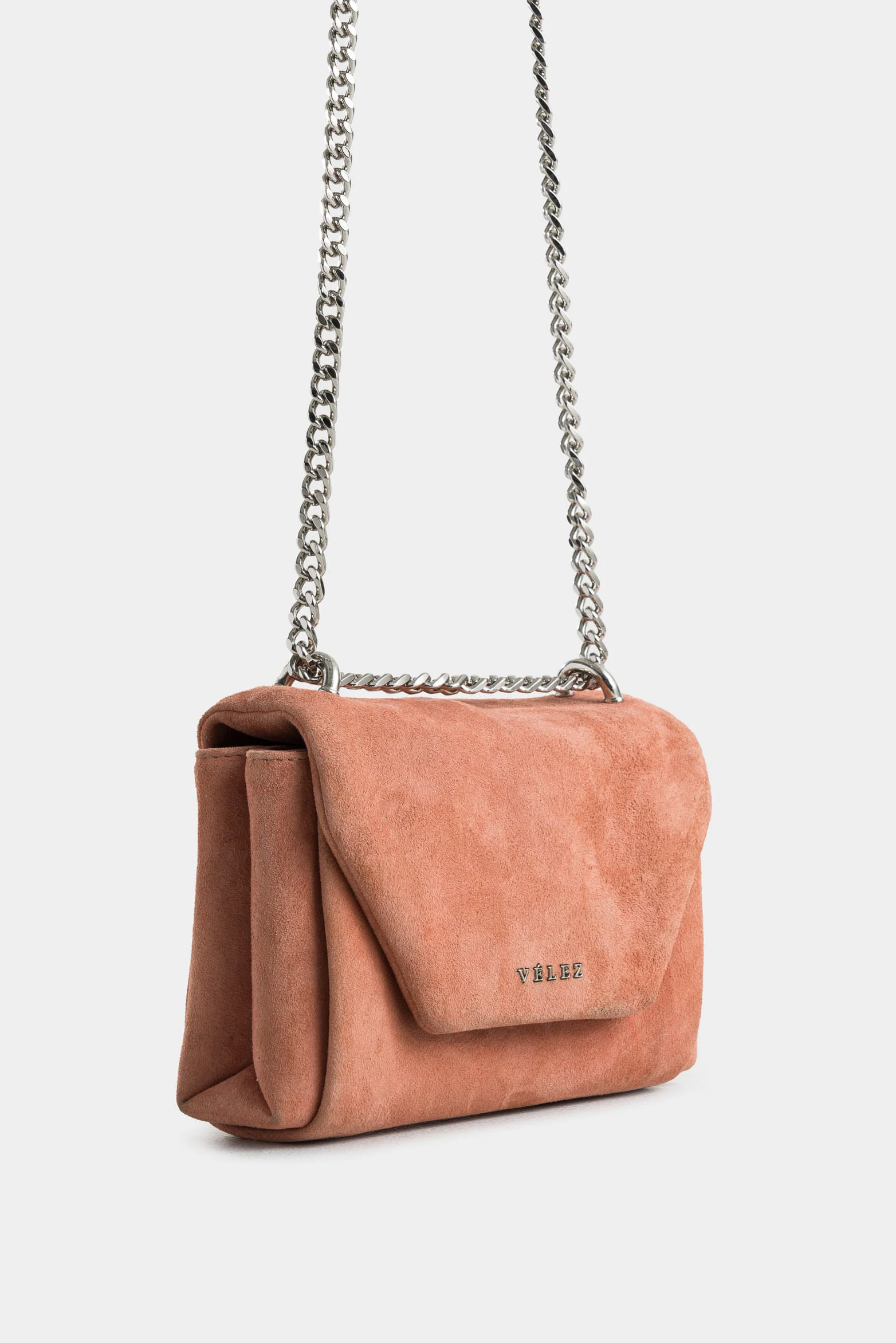 1. Mini Lili 2.0 Suede Leather Hands-Free Bag with Fabric - Image 2