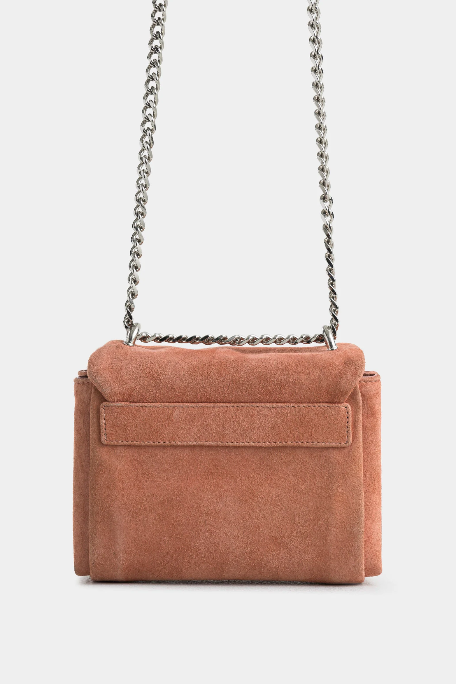 1. Mini Lili 2.0 Suede Leather Hands-Free Bag with Fabric - Image 3
