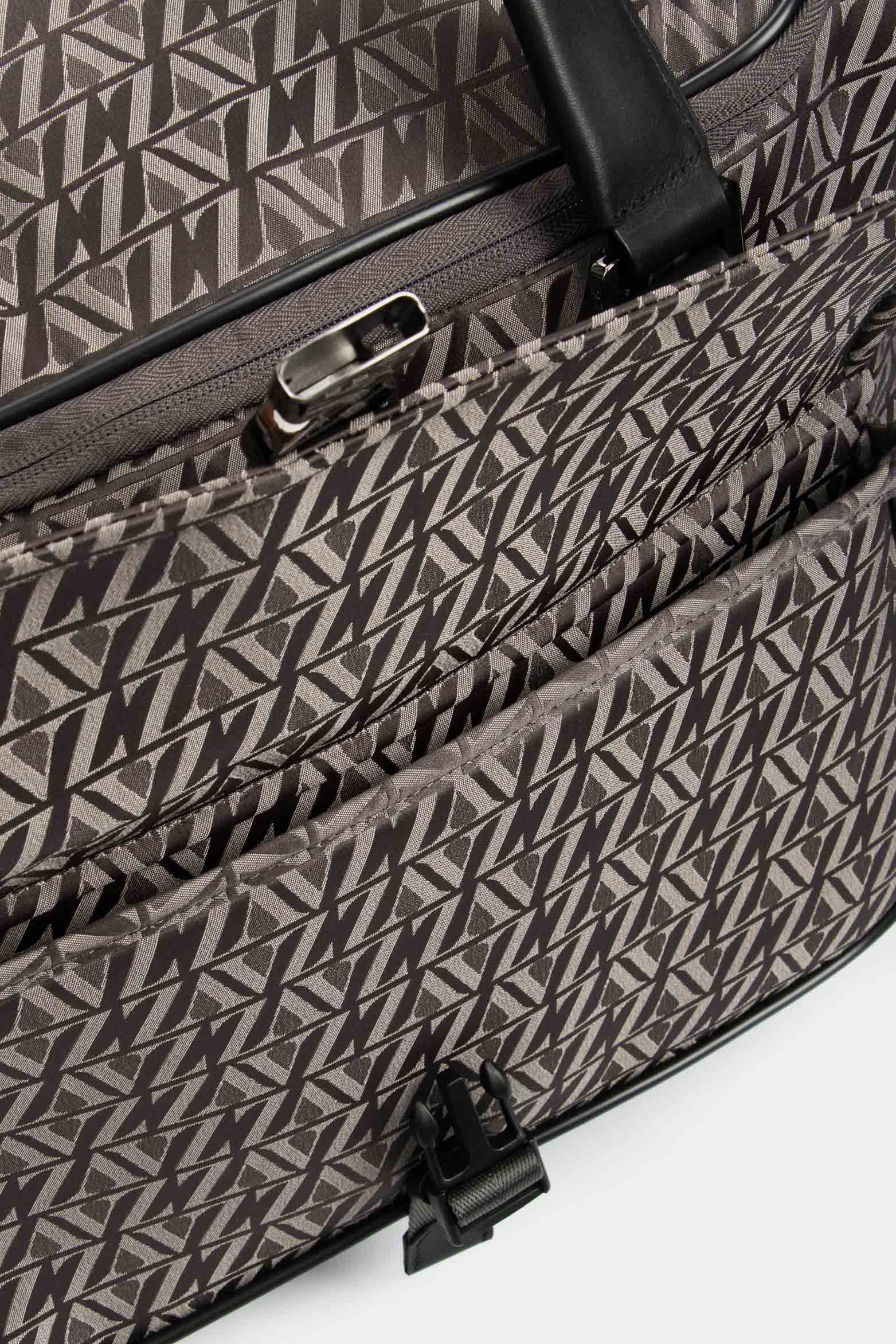 16" Bloom Jacquard Travel Bag for Women in Grey VZ - Image 5