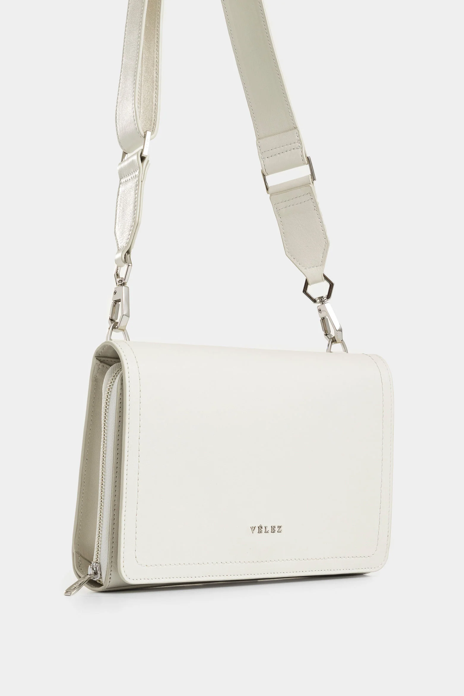 Abi Glossy Leather Bowling Bag for Women - Image 2