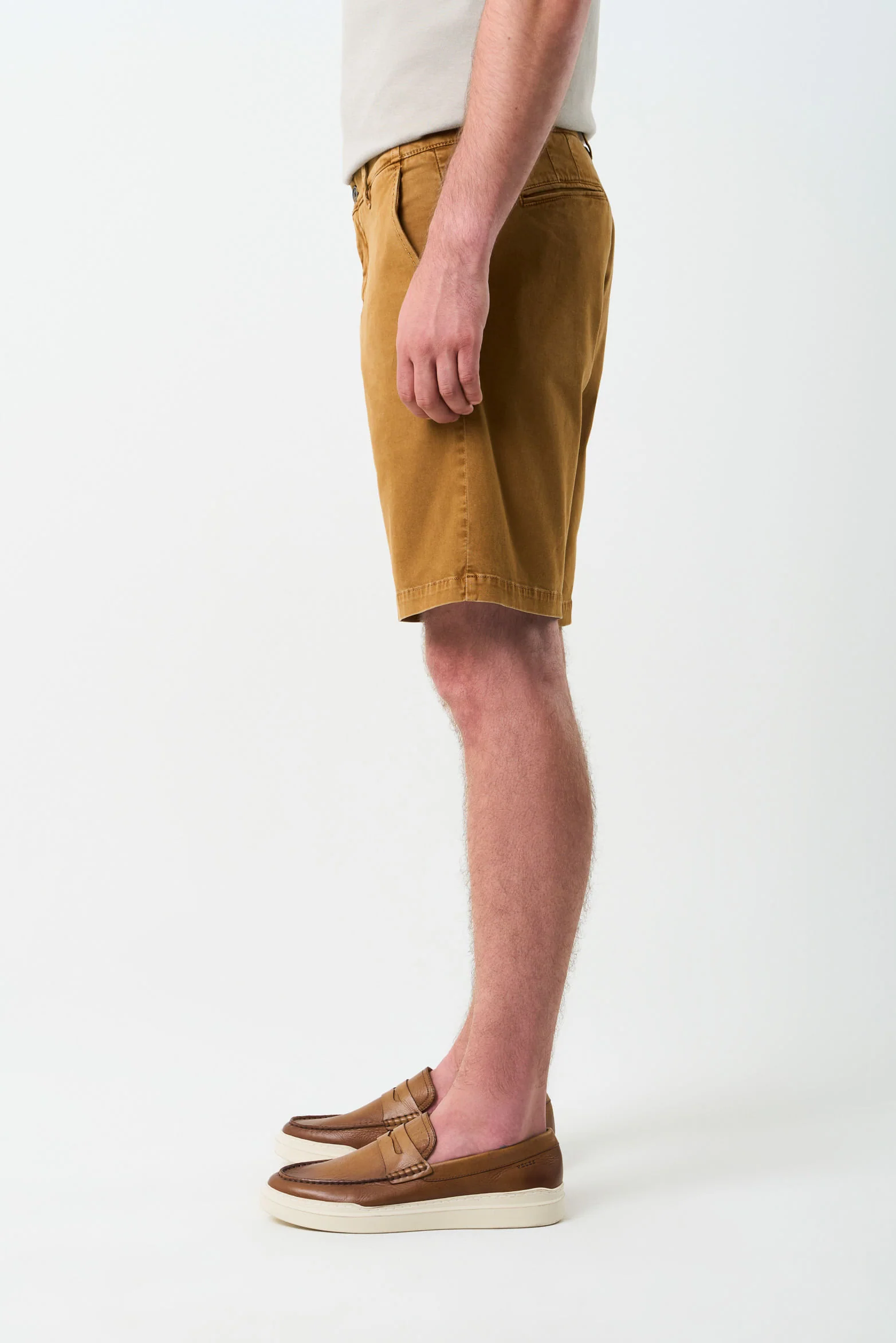 Acacia Bermuda Shorts in drill, relaxed fit for men - Image 5