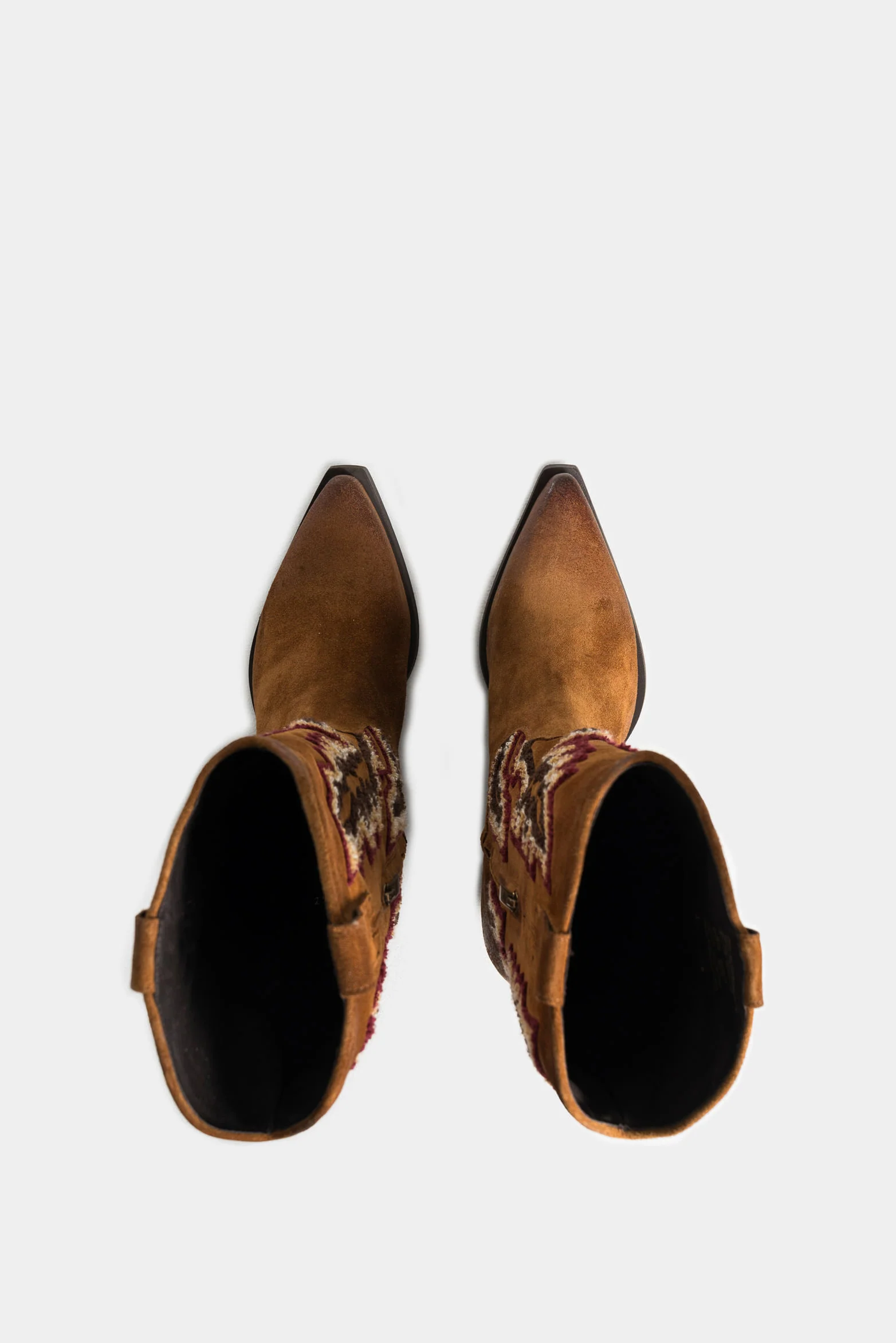 Acuática Embroidered Shaft Leather Boots for Women - Image 4