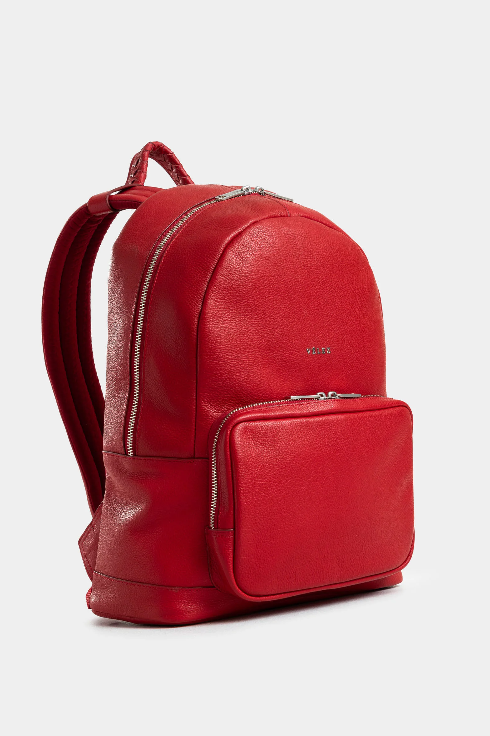 Alava Leather Backpack for Women with Braided Handle - Image 2