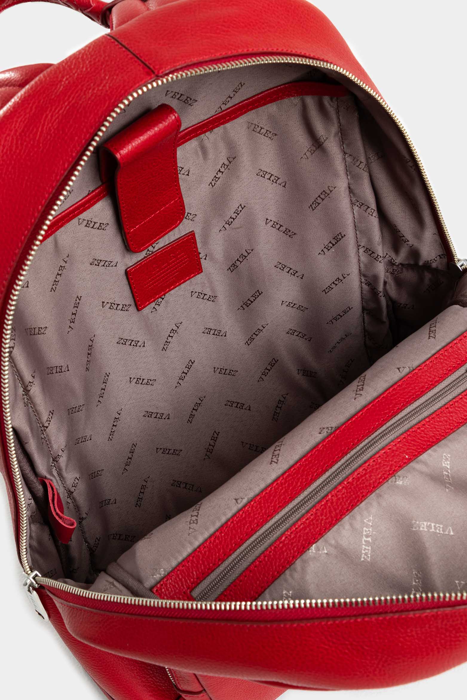 Alava Leather Backpack for Women with Braided Handle - Image 5