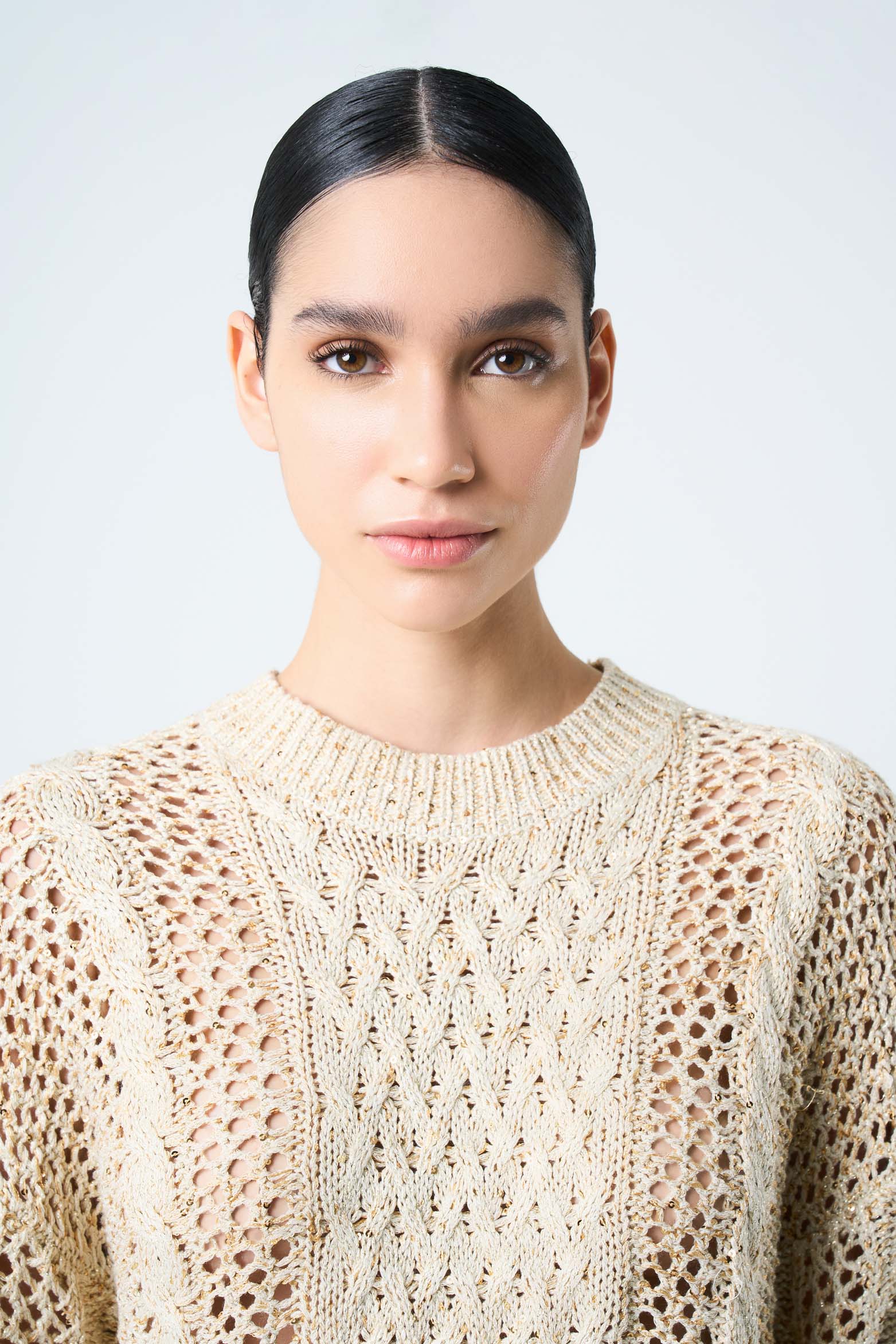 Alhena knit sweater for women with sequin details - Image 6