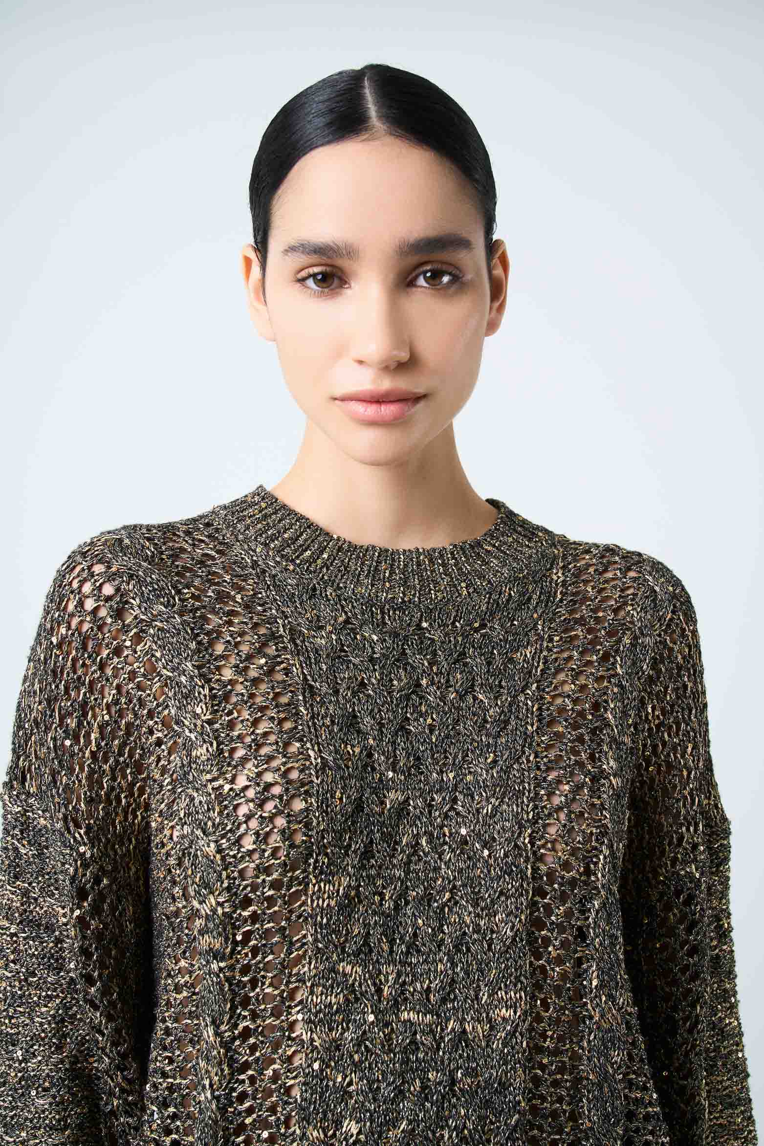 Alhena knit sweater for women with sequin details - Image 5