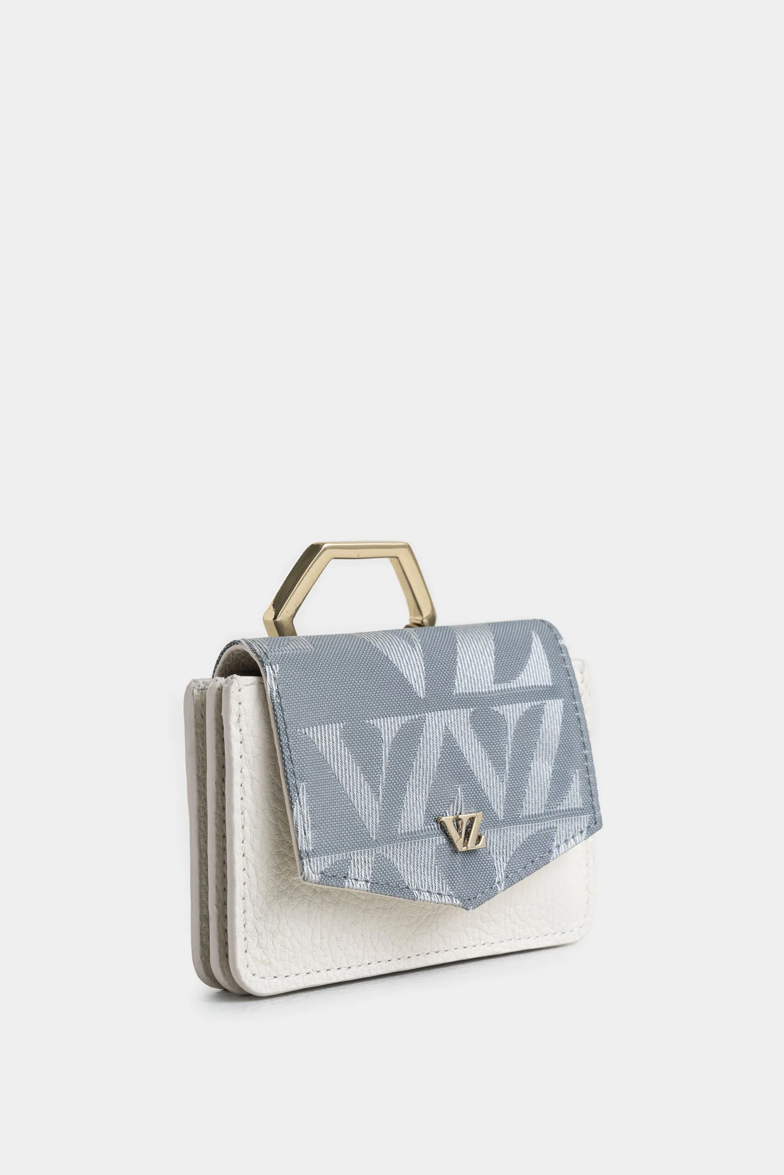Arabia Leather and Canvas Card Holder for Women, Monogram - Image 2