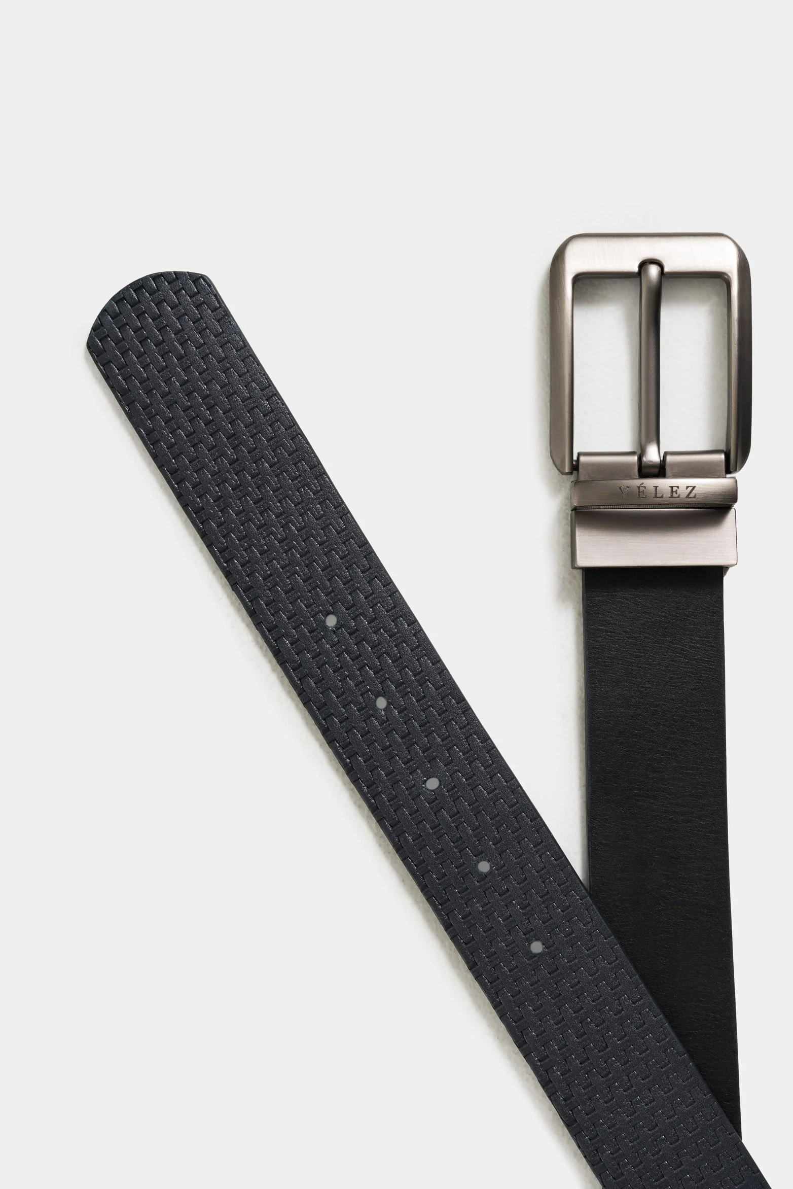 Arizona reversible leather belt for men with artisanal gradient finish - Image 3