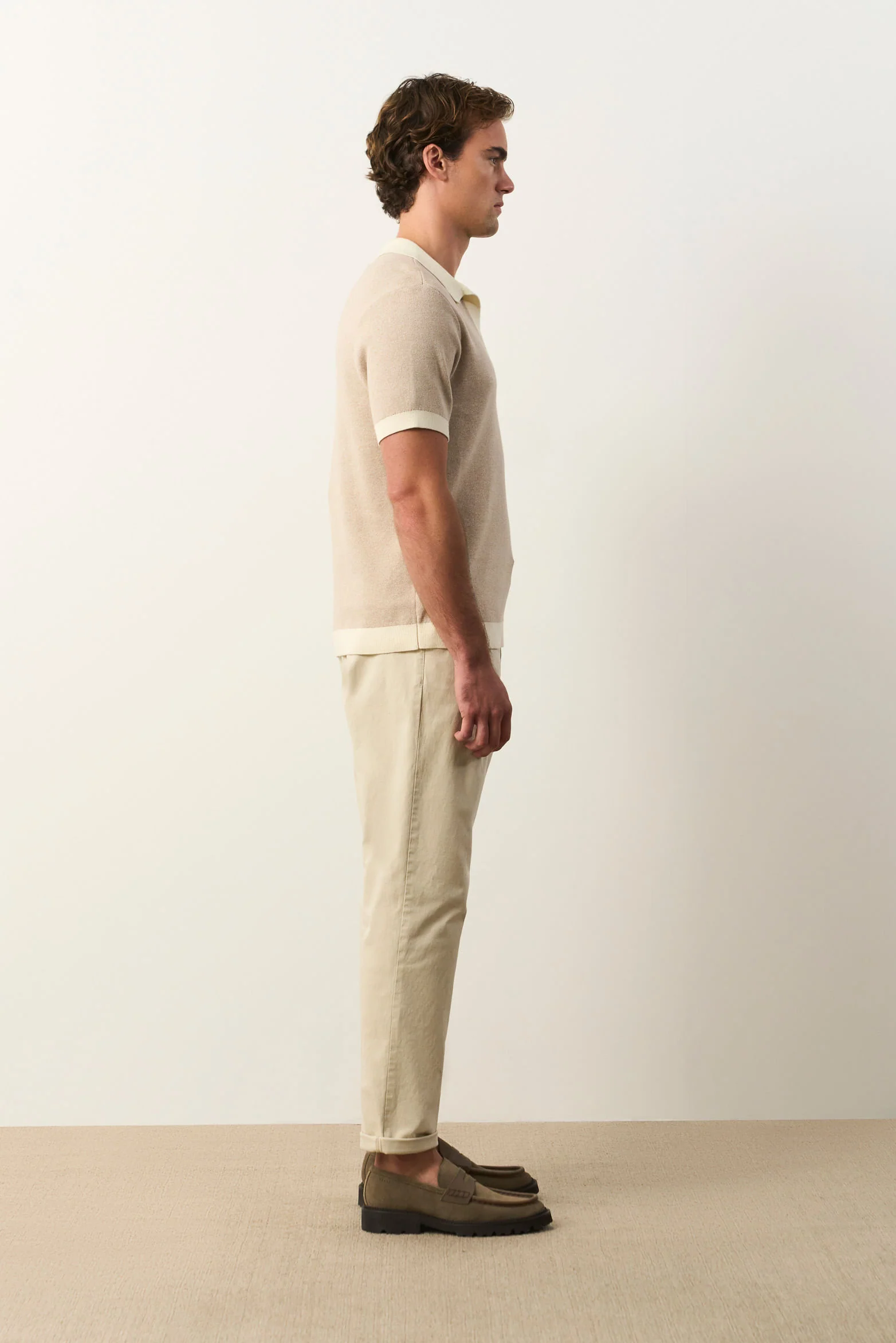 Asiri cotton knit polo for men - Image 2