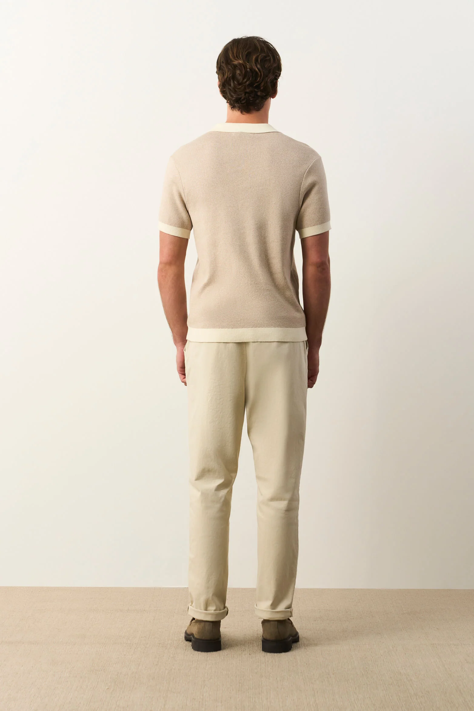 Asiri cotton knit polo for men - Image 3
