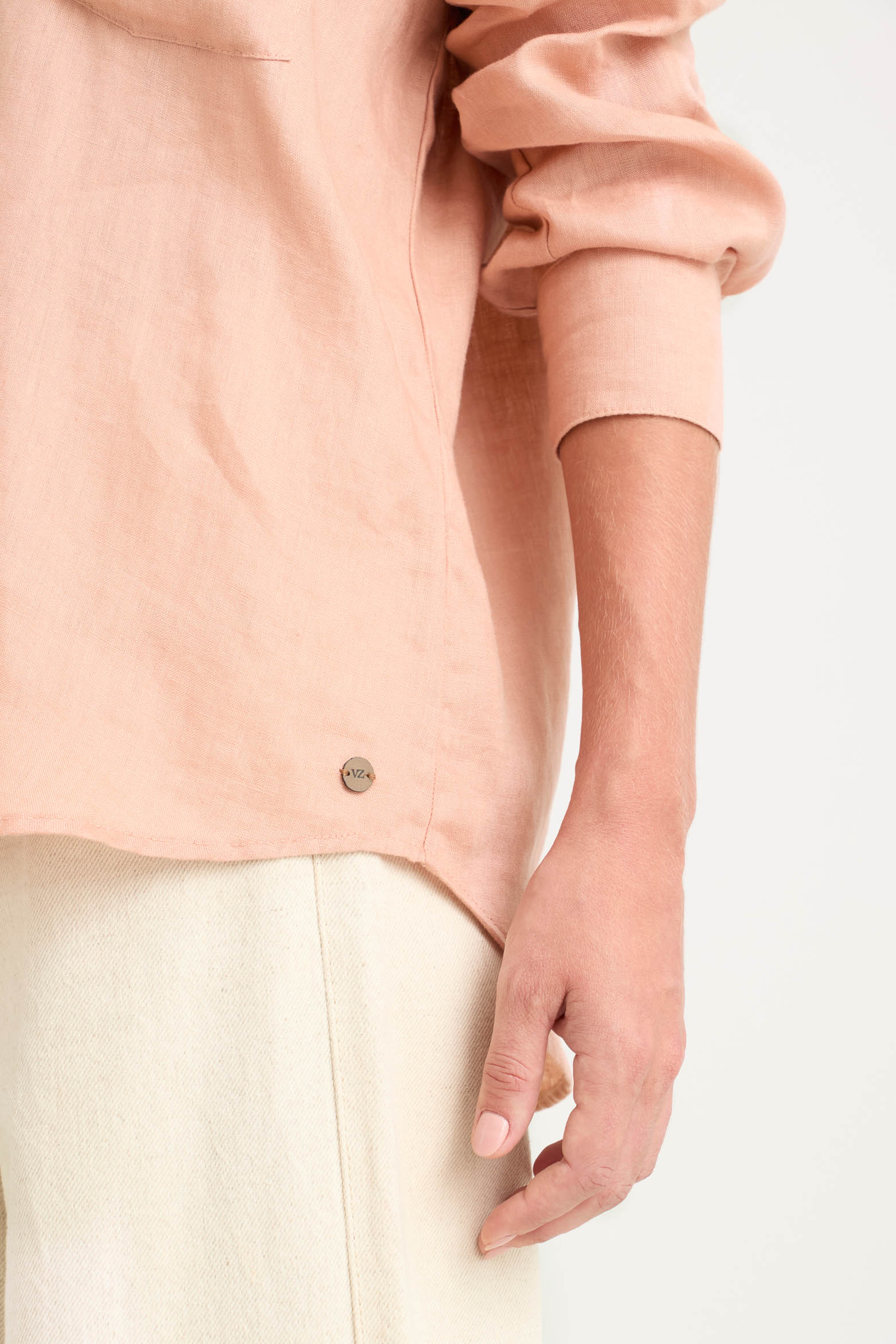 Aurora Oversized Linen Shirt for Women - Image 5