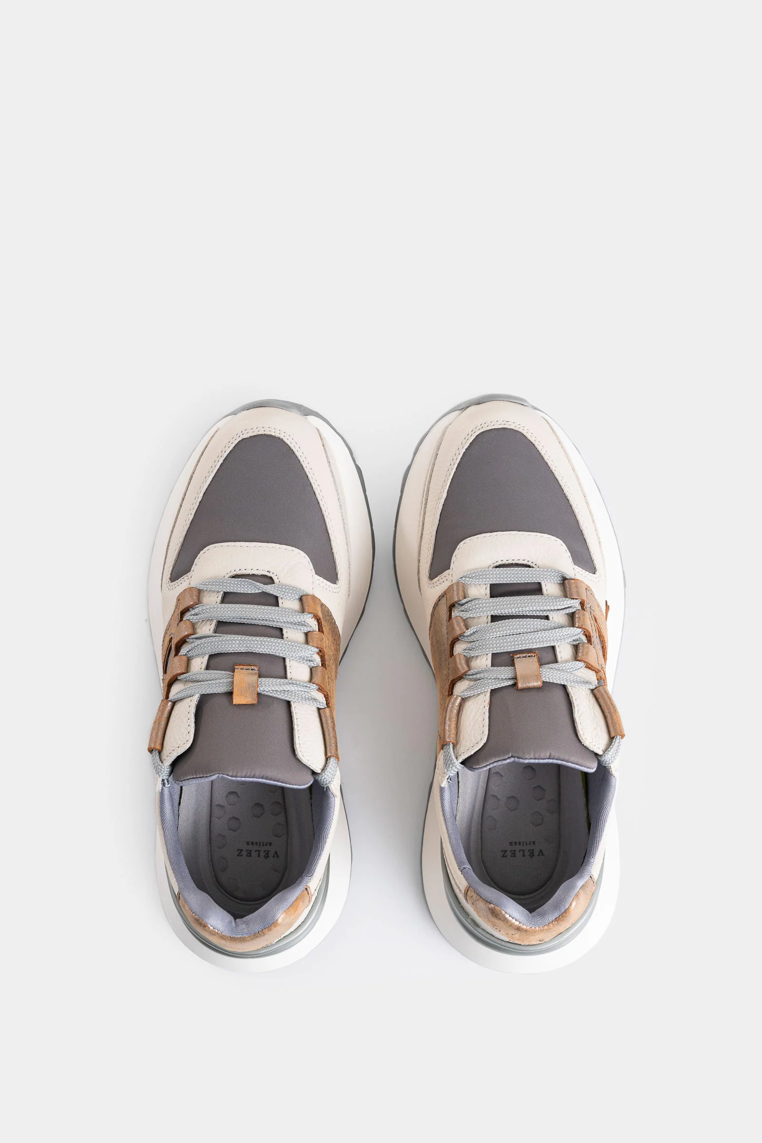 Australis Leather and Canvas Sneakers for Women with Anatomical Insole - Image 4