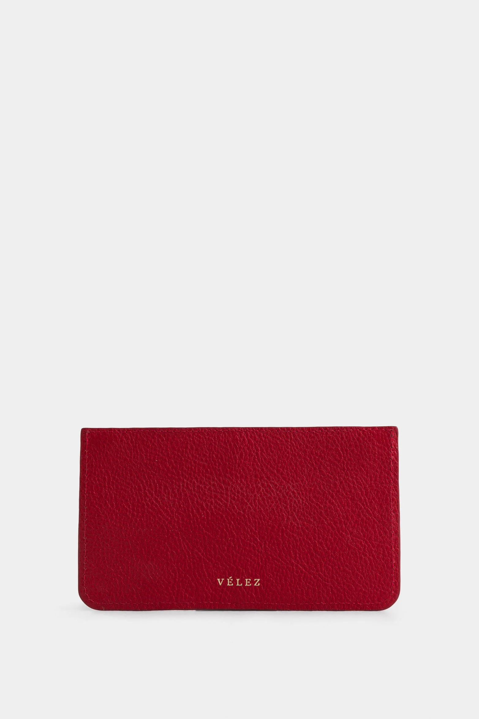 Ava Leather Card Holder with Jacquard Detail for Women