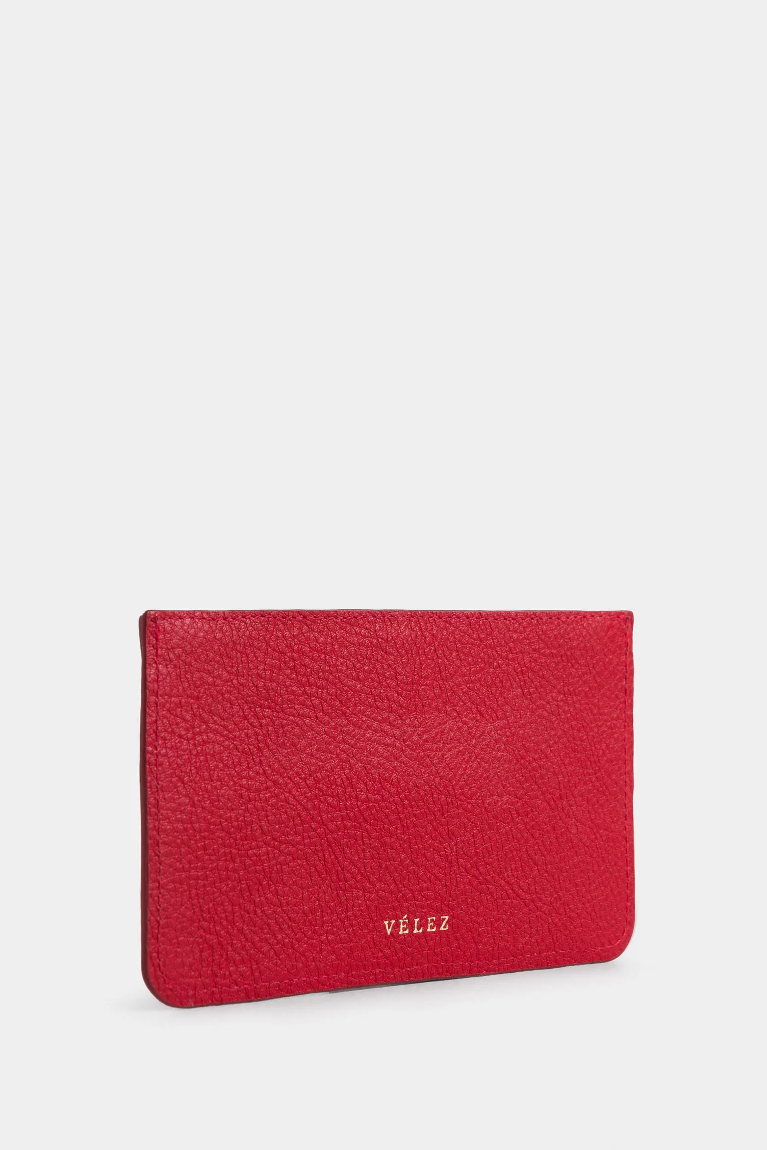 Ava Leather Card Holder with Jacquard Detail for Women - Image 2
