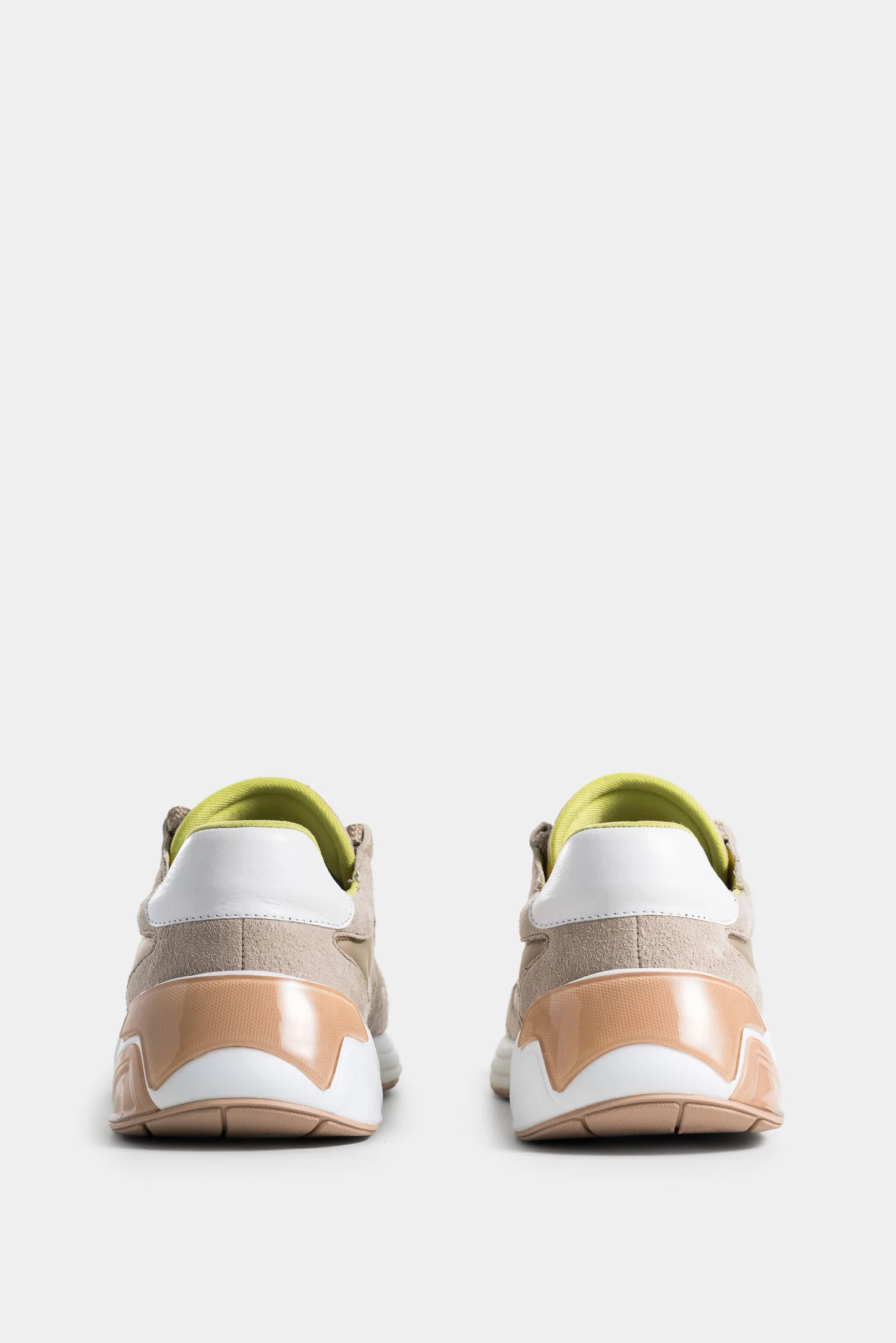 Bombay Urban Silhouette Suede and Canvas Sneakers for Women - Image 3