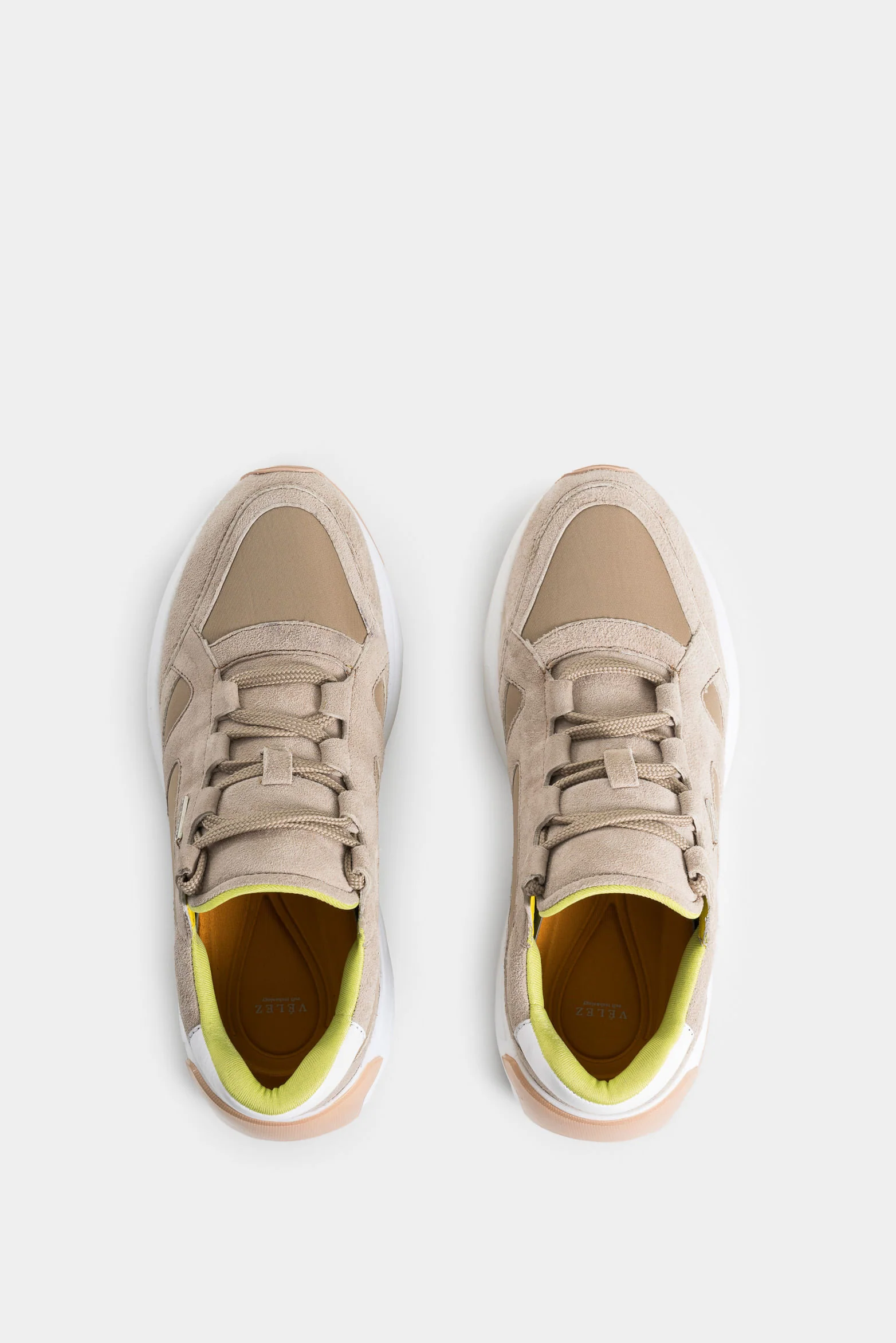 Bombay Urban Silhouette Suede and Canvas Sneakers for Women - Image 4