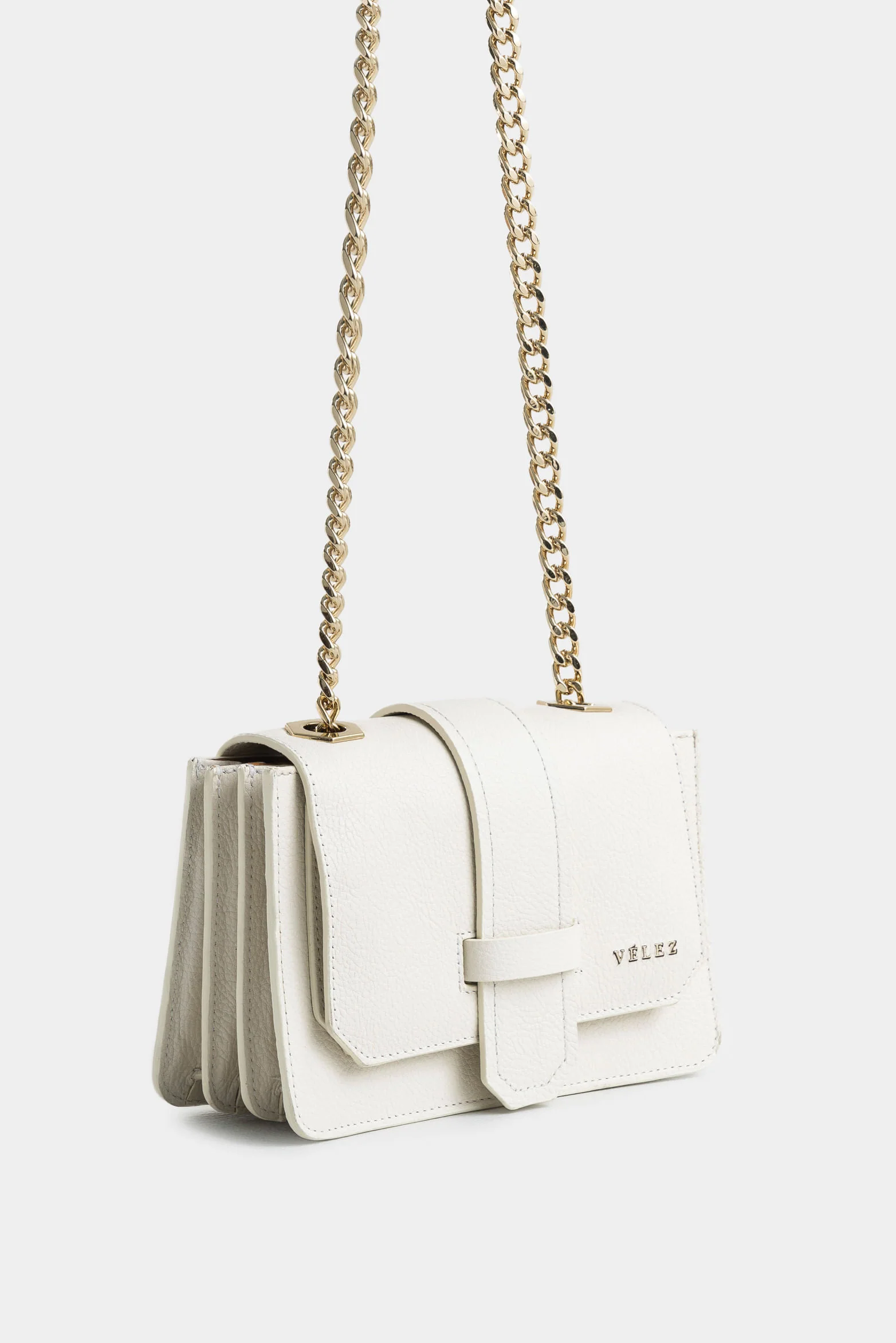Bowling Garniel Leather Bag for Women with Hexagonal Details - Image 2