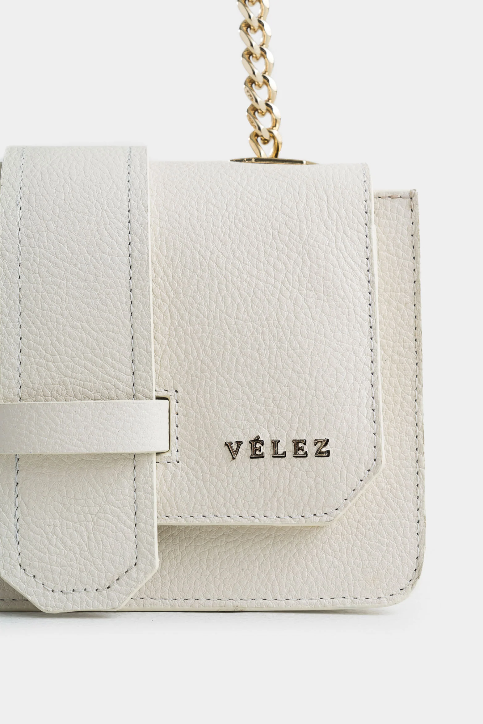 Bowling Garniel Leather Bag for Women with Hexagonal Details - Image 4