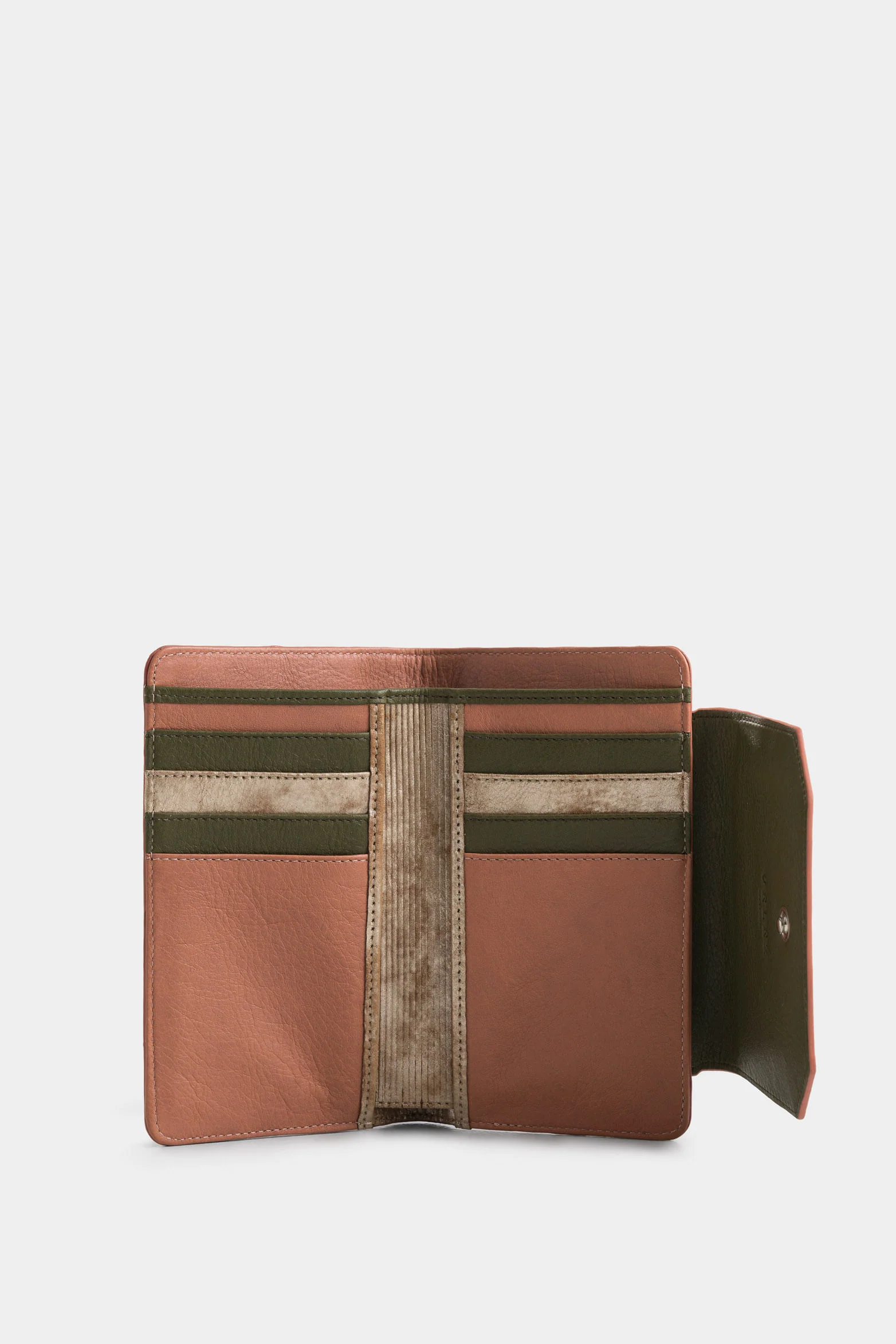 Bravo Leather Wallet for Women with Hexagonal Cut - Image 2