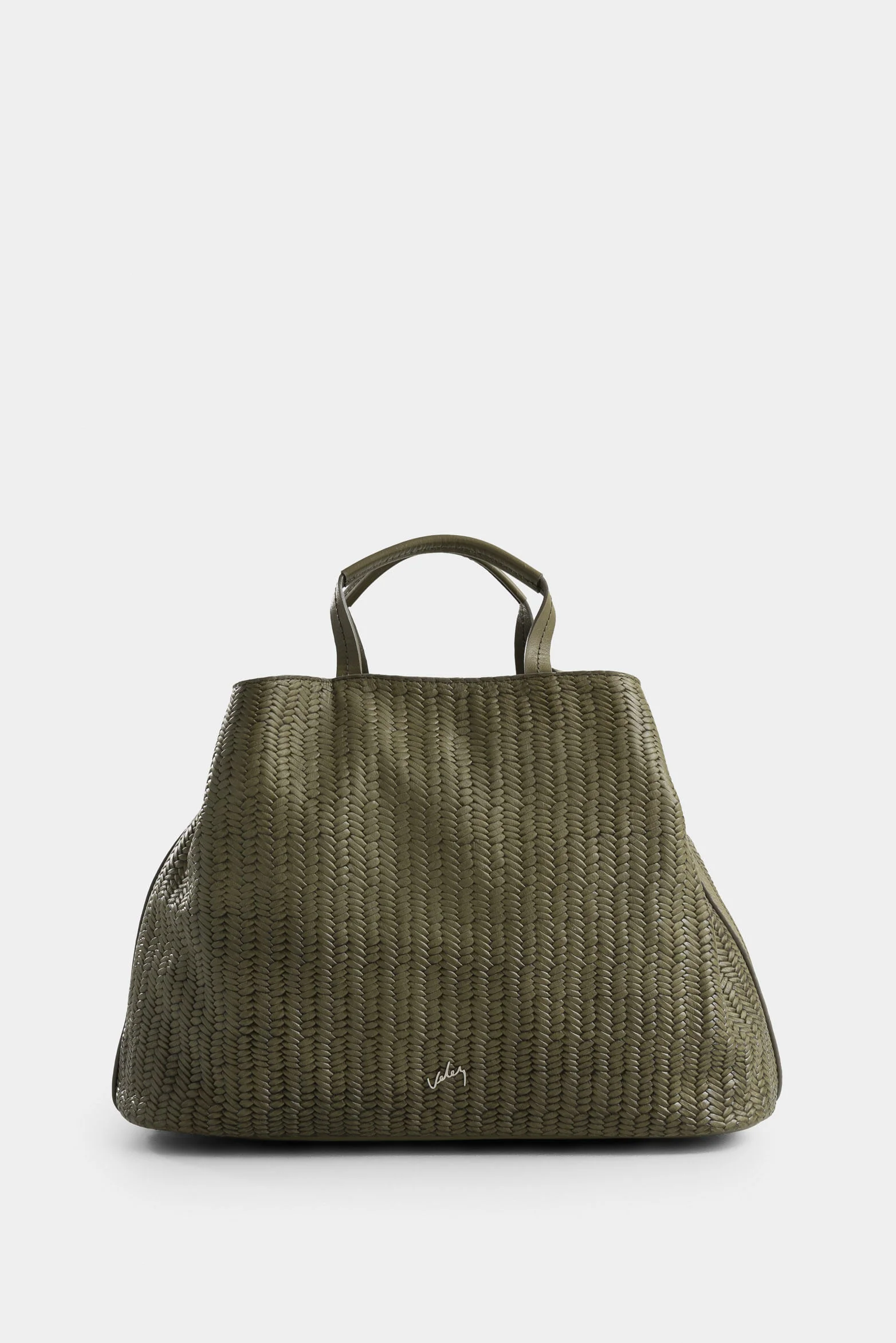 Calafate Leather Bowling Bag with Canasta Engraving in Green