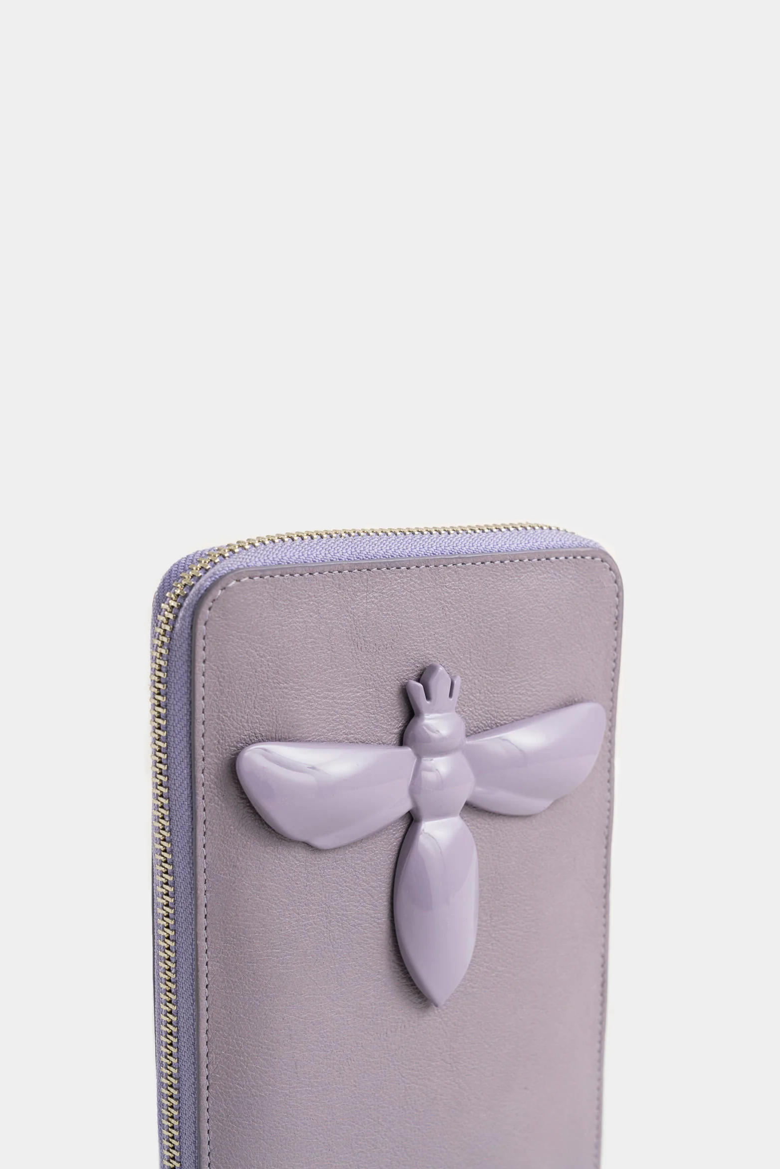 Calas Leather Cell Phone Holder for Women with Bee Marking - Image 4