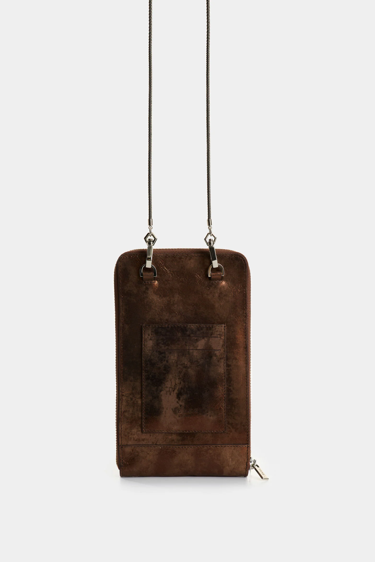 Calas Leather Phone Case with Chain for Women - Image 3