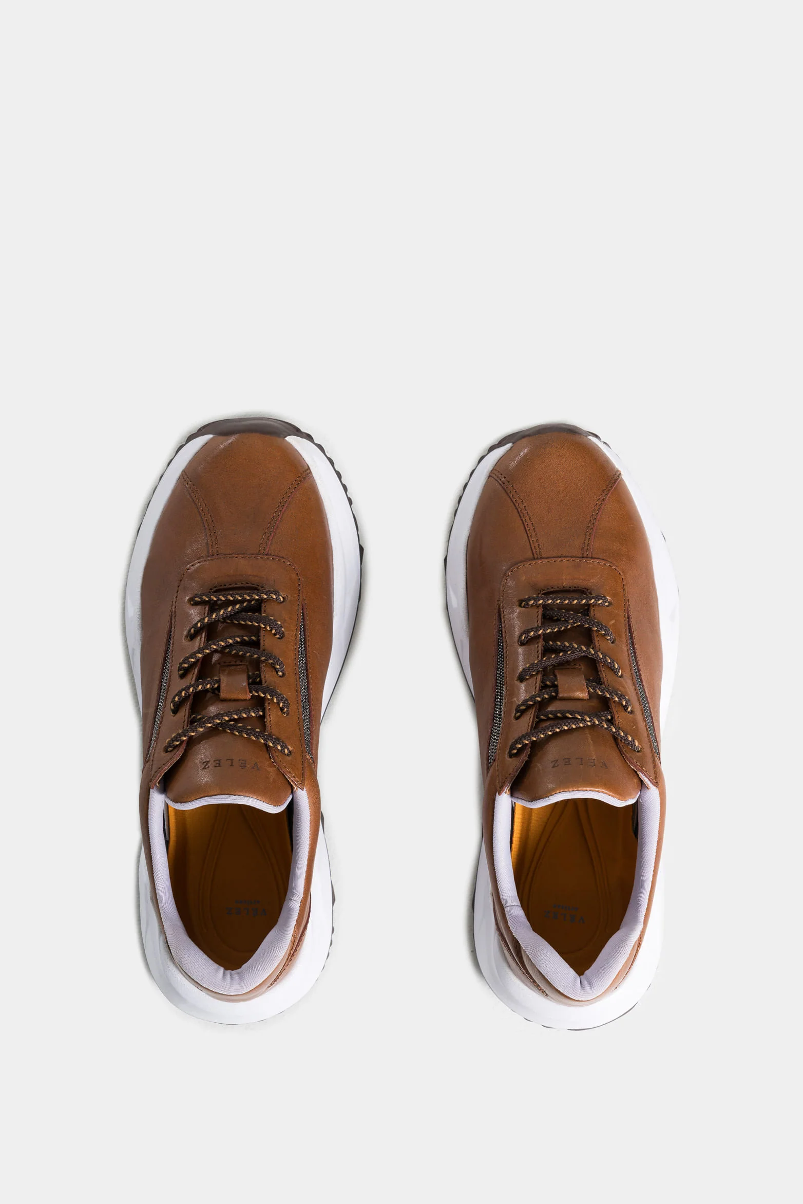 Calitha Leather Sneakers for Women with Millet Inserts - Image 4