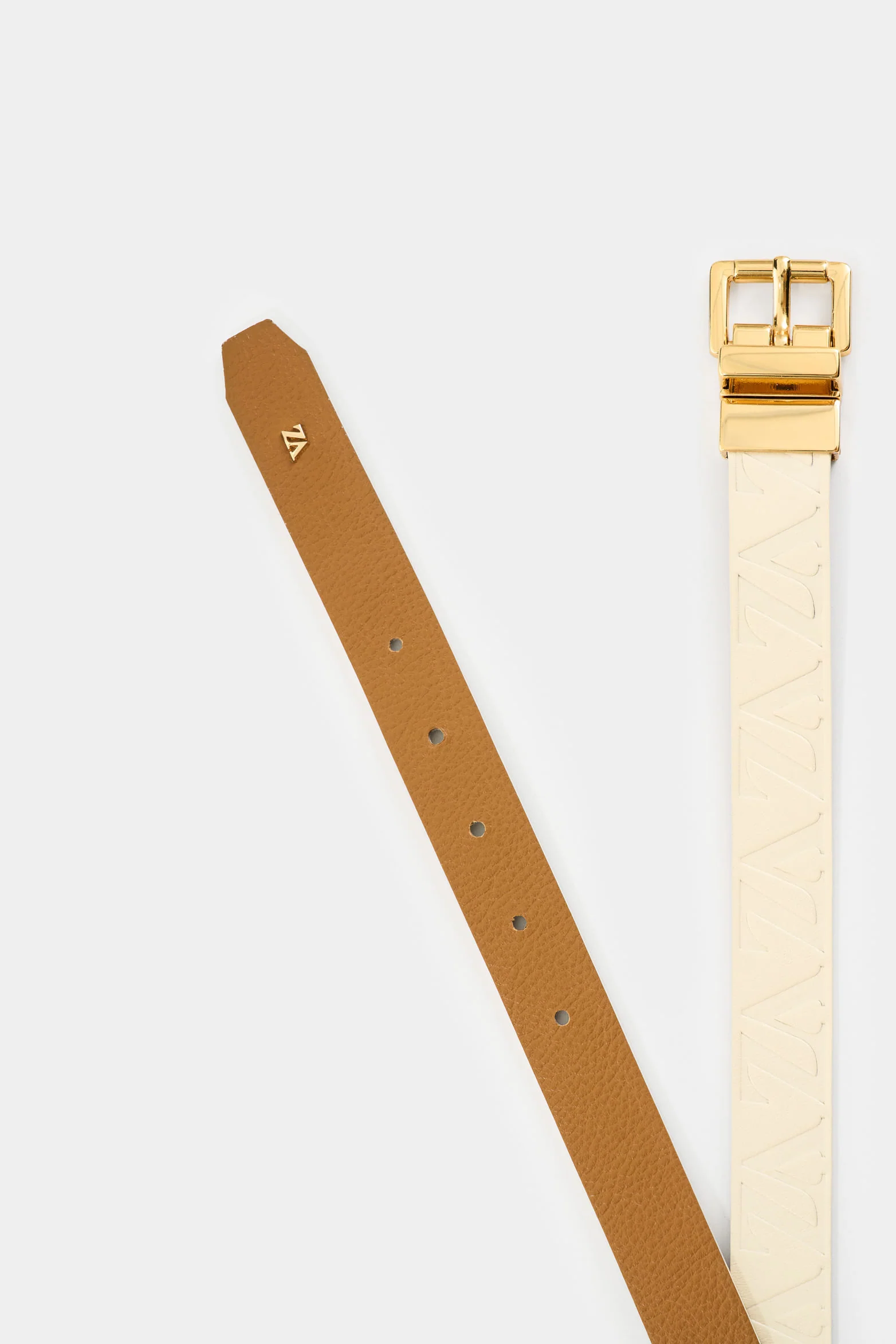 Calix reversible leather belt for women monogram - Image 3
