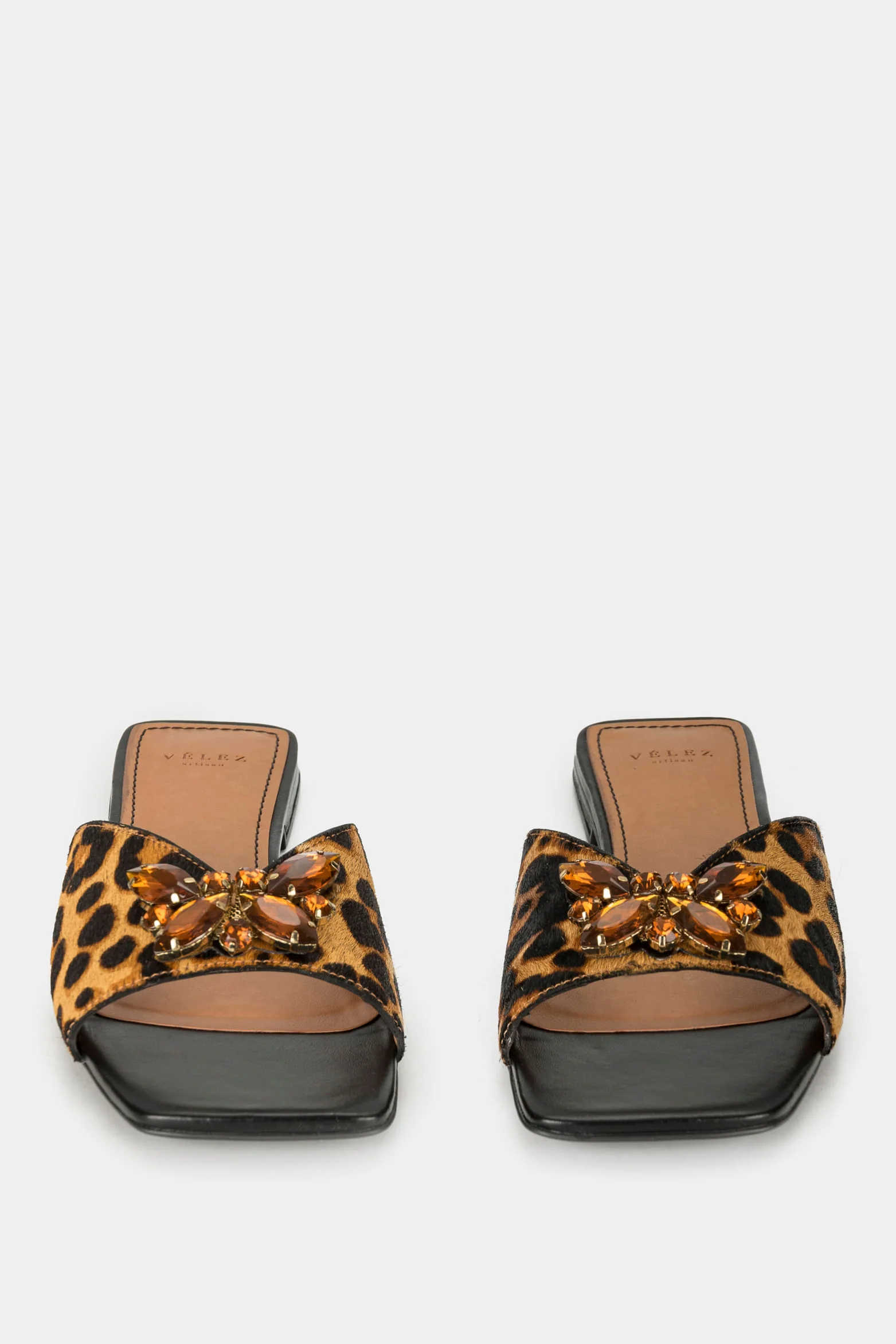 Chita Flat Leather Sandals - Image 6