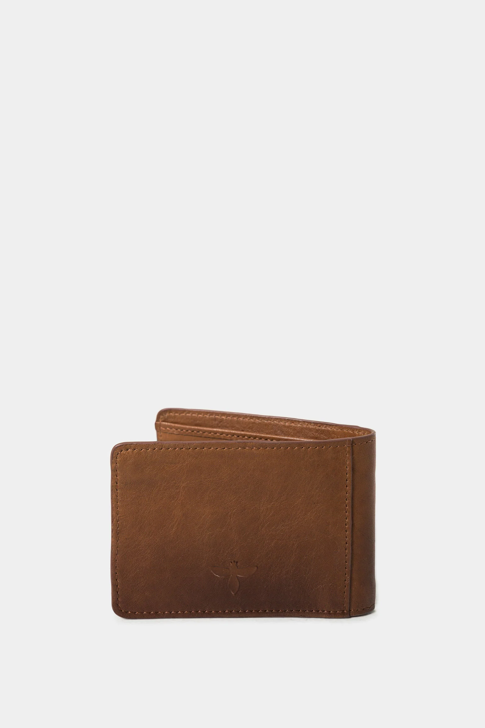 Ciboria Leather Wallet for Men with Color Contrast - Image 3
