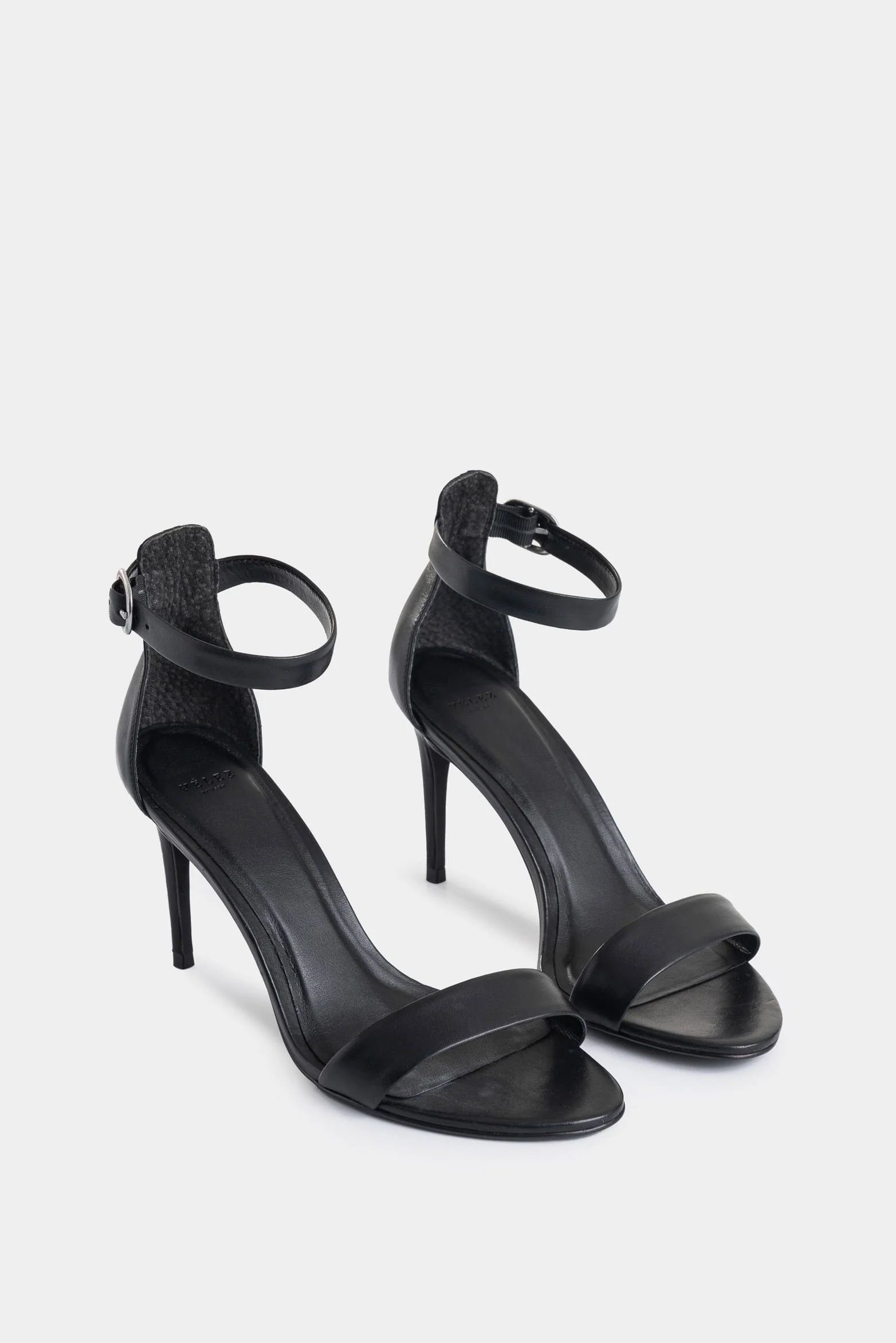 Clavel Heeled Sandal in Leather for Women with Ankle Tie - Image 2