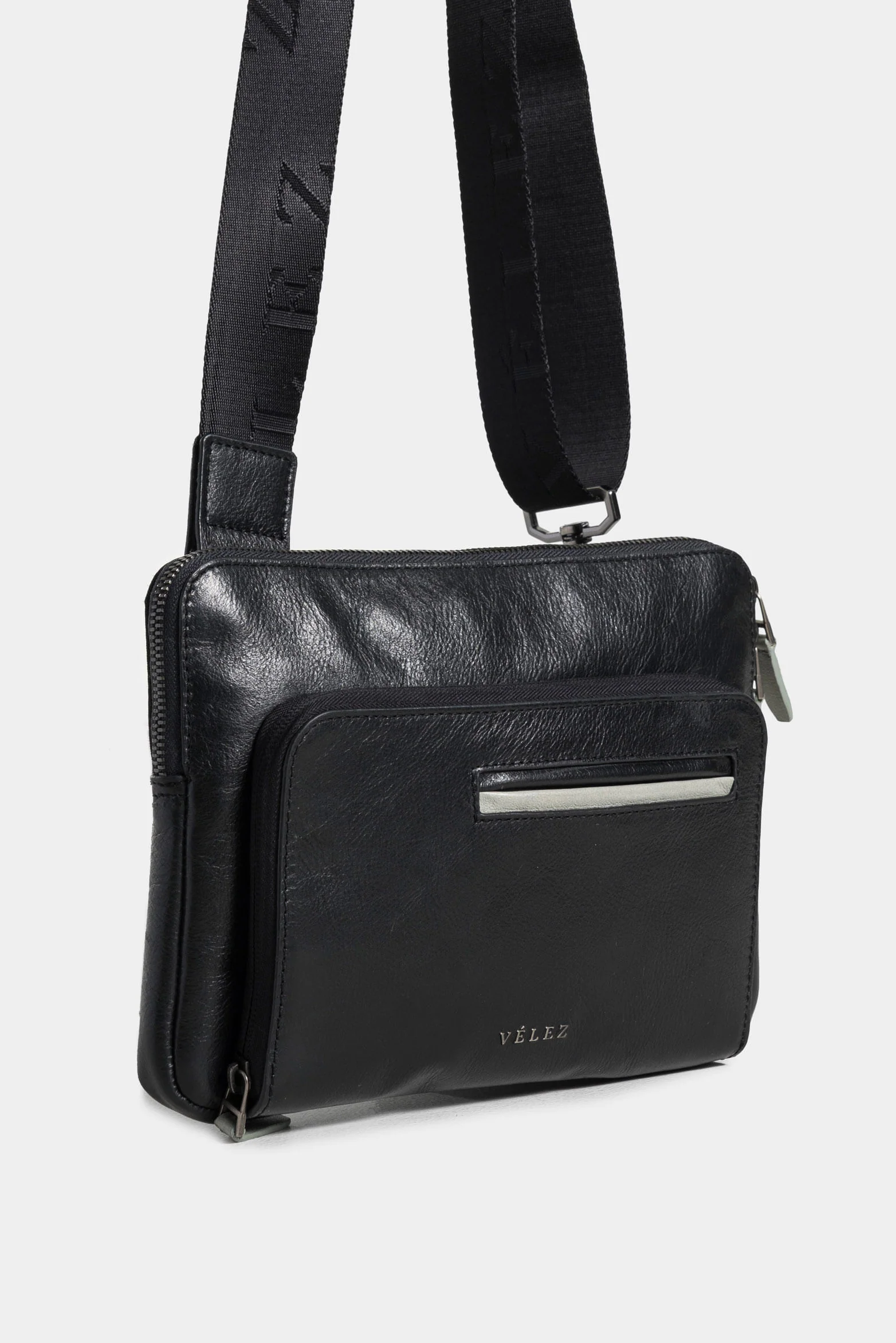 Coprin Leather Crossbody Bag for Men with Adjustable Strap - Image 2