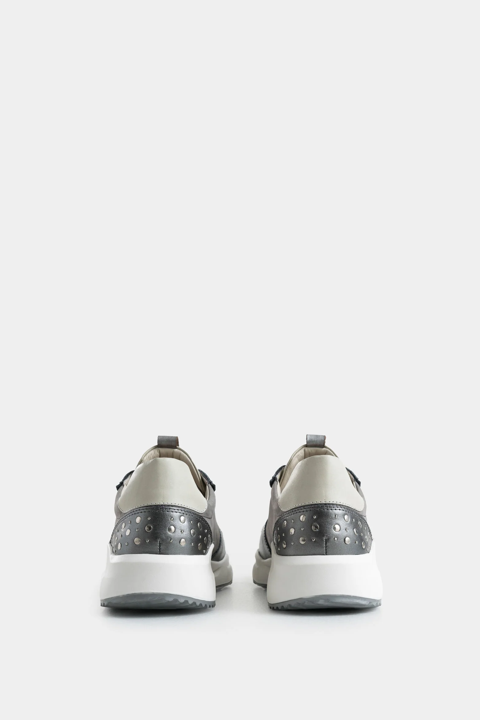 Crissanthe Leather Tennis Shoes for Women with Details - Image 3