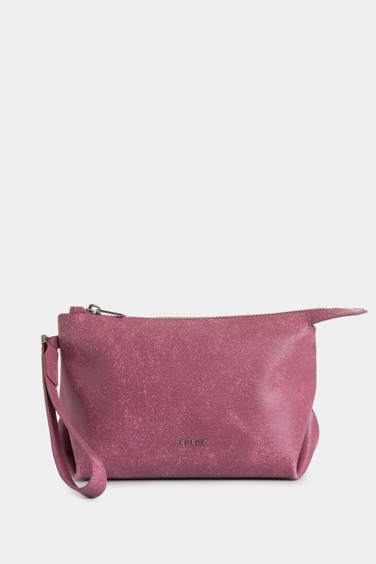 Cuzzo Leather Cosmetic Bag for Women with Zipper