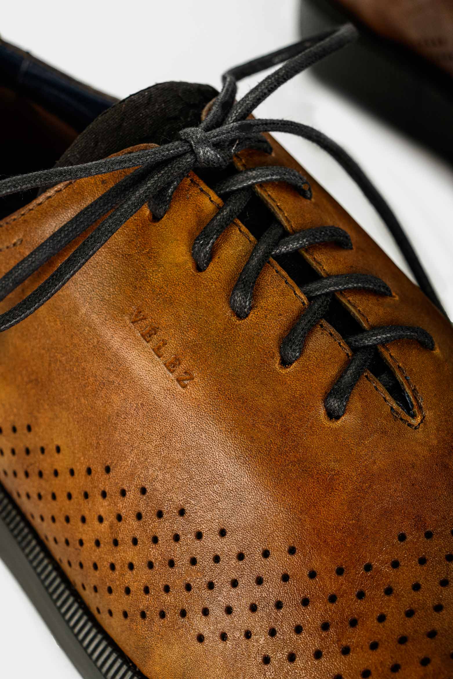 Dalí Lace-Up Leather Shoes for Men Vintage - Image 4