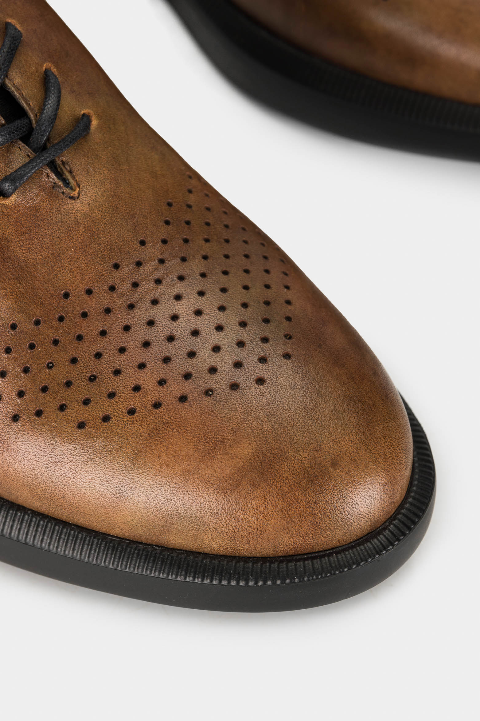 Dalí Lace-Up Leather Shoes for Men Vintage - Image 5