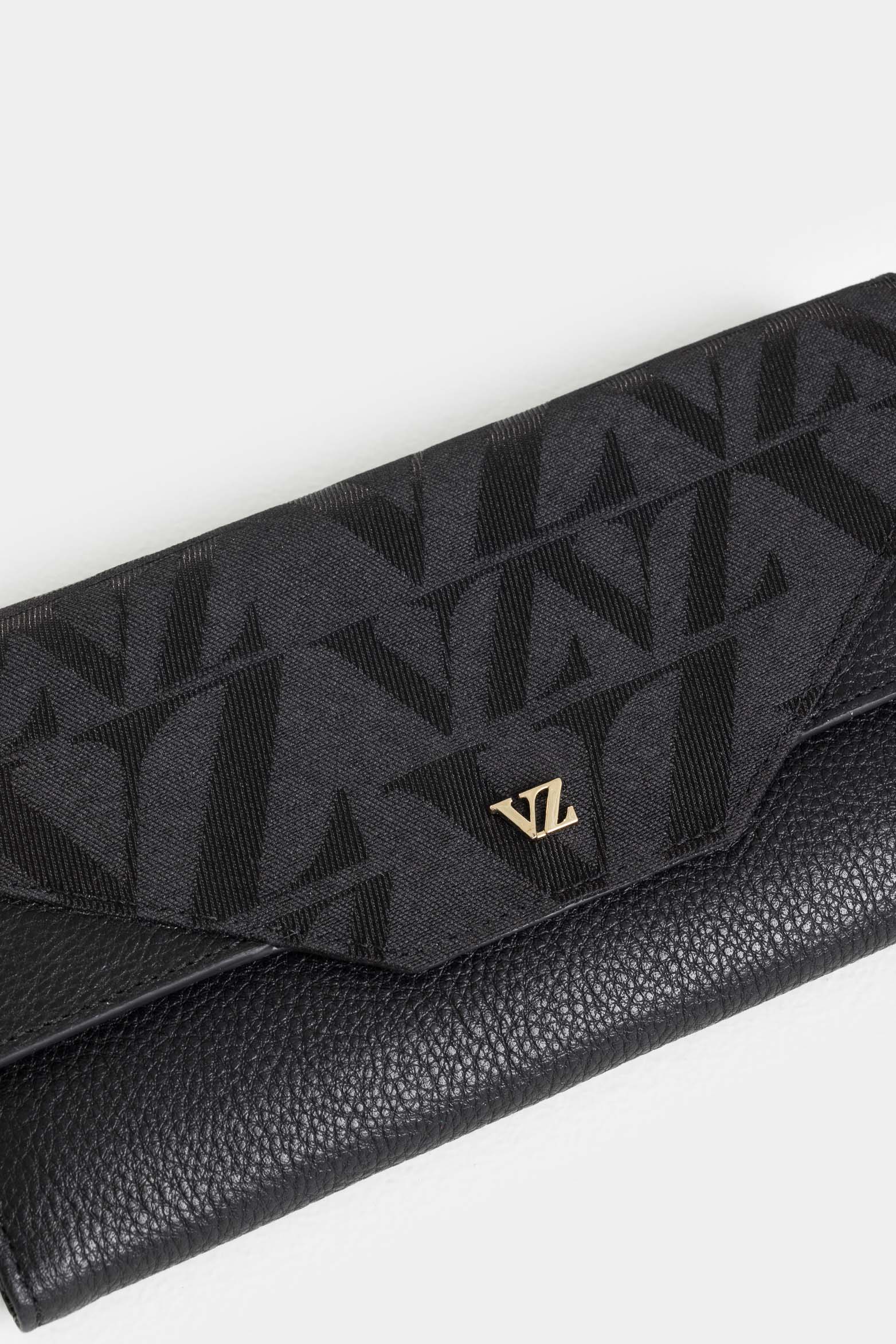 Damascus Leather and Canvas Checkbook Wallet for Women, Monogram - Image 4
