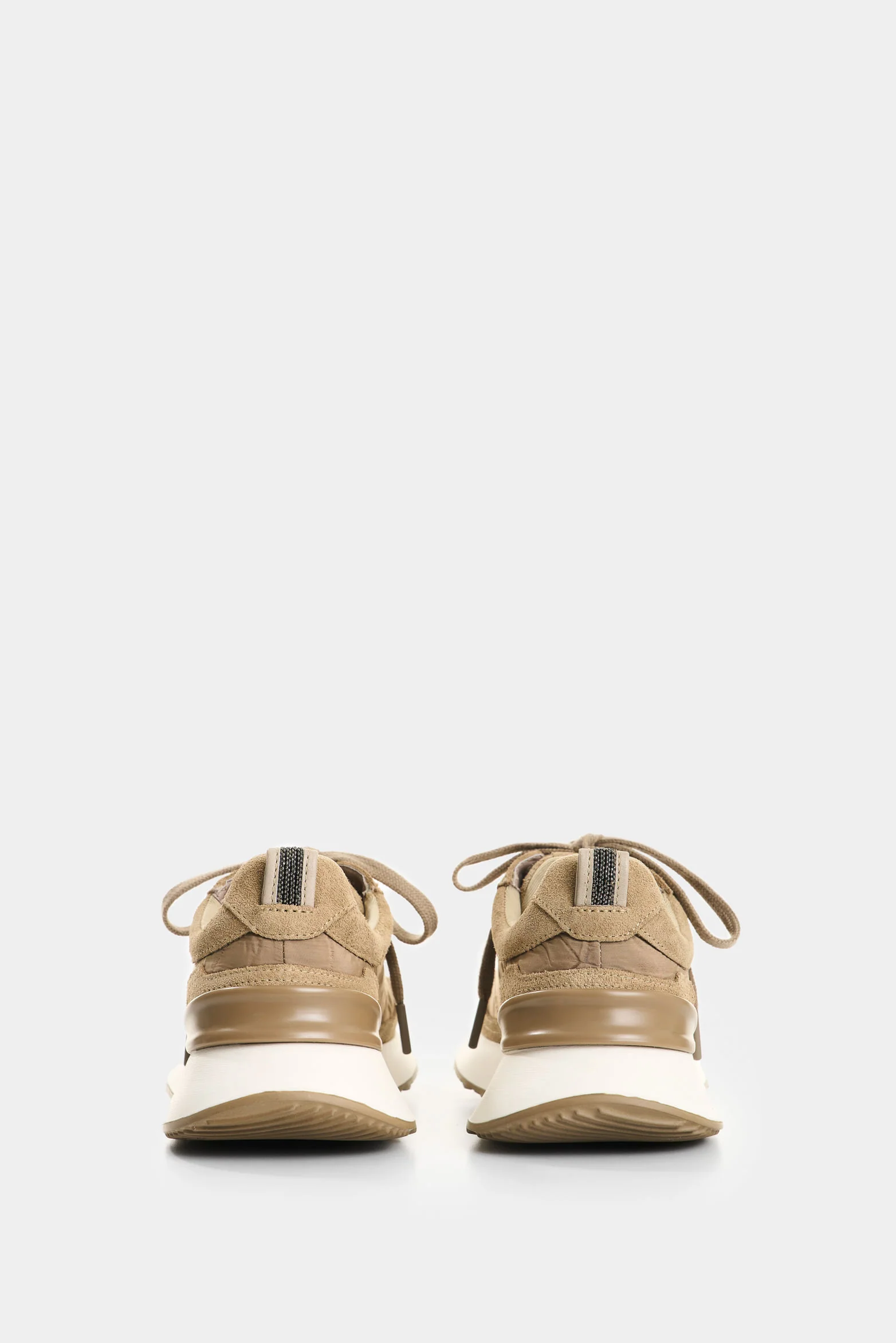 Elios Leather Sneakers for women with millaré detail - Image 3
