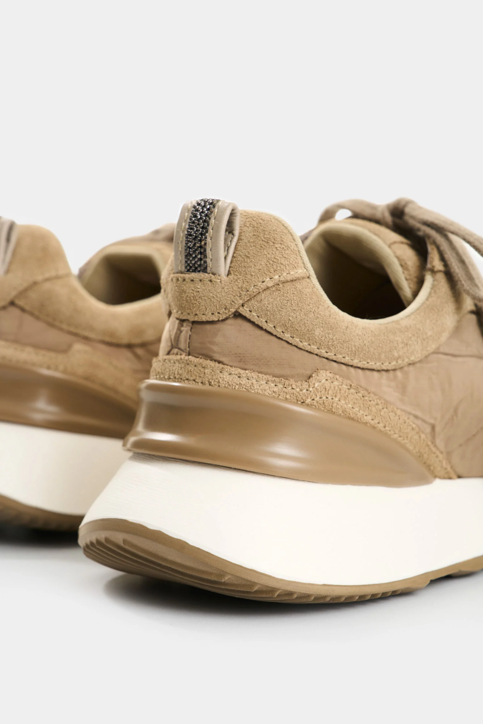 Elios Leather Sneakers for women with millaré detail - Image 5