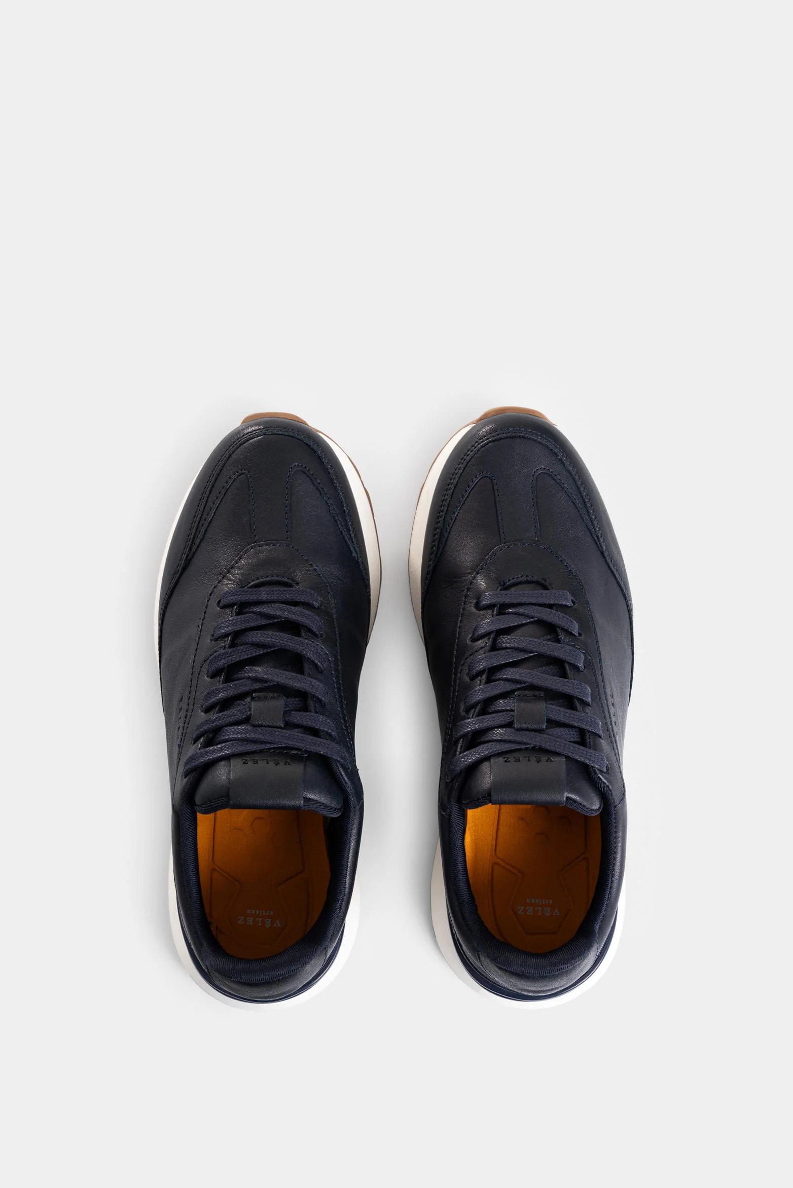 Elios Men's Leather Sneakers with Sporty Silhouette - Image 4