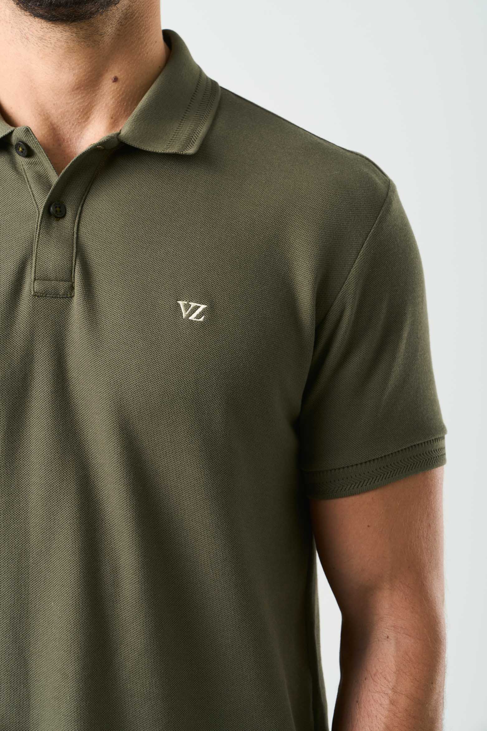 Essential short-sleeve polo for men  textured - Image 6