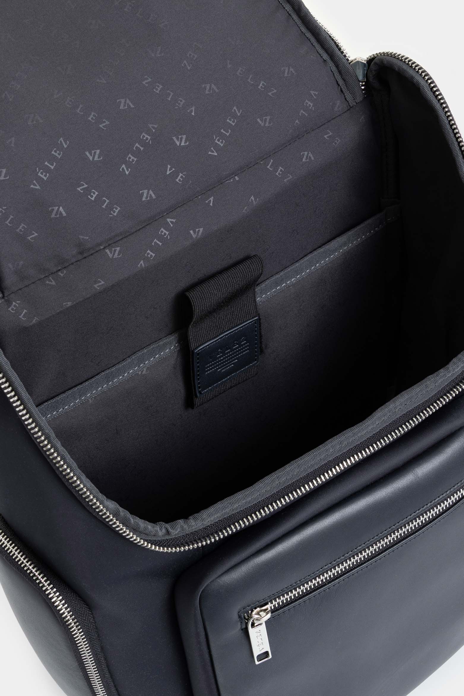 Estival Canvas and Leather Backpack for Men with Leather Detail - Image 5