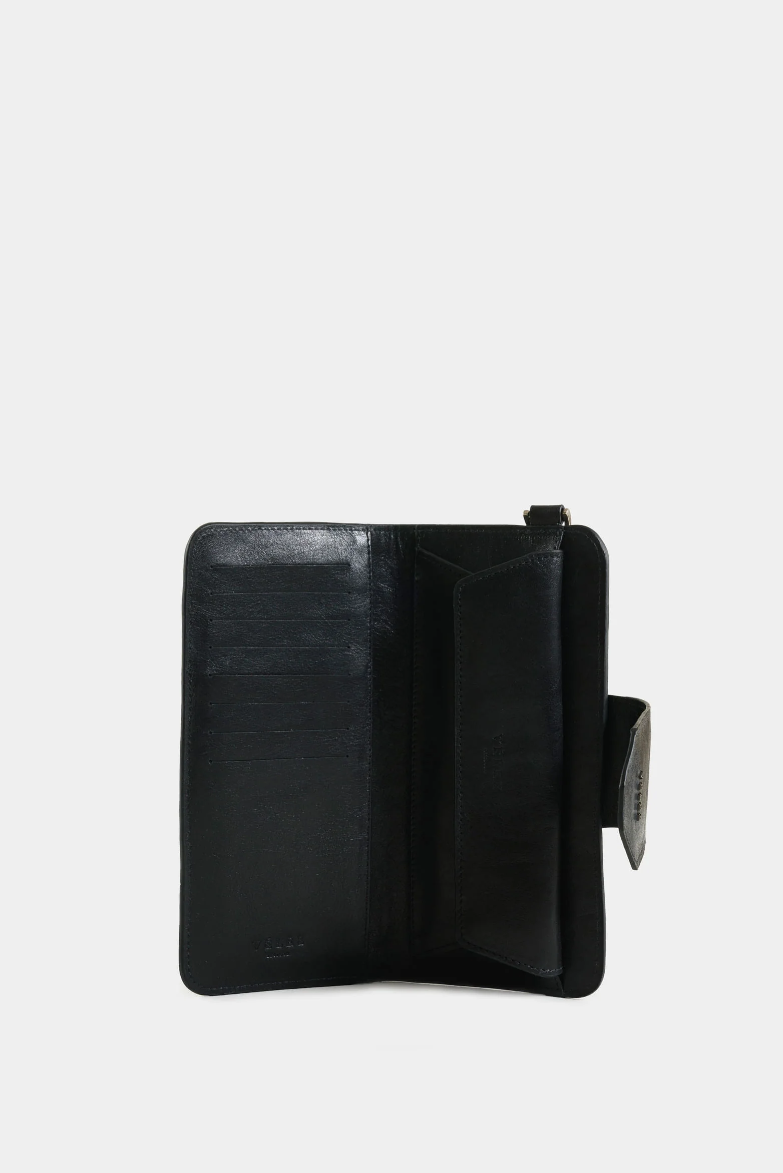 Extravagance Leather Checkbook Holder for Women with Handle - Image 2