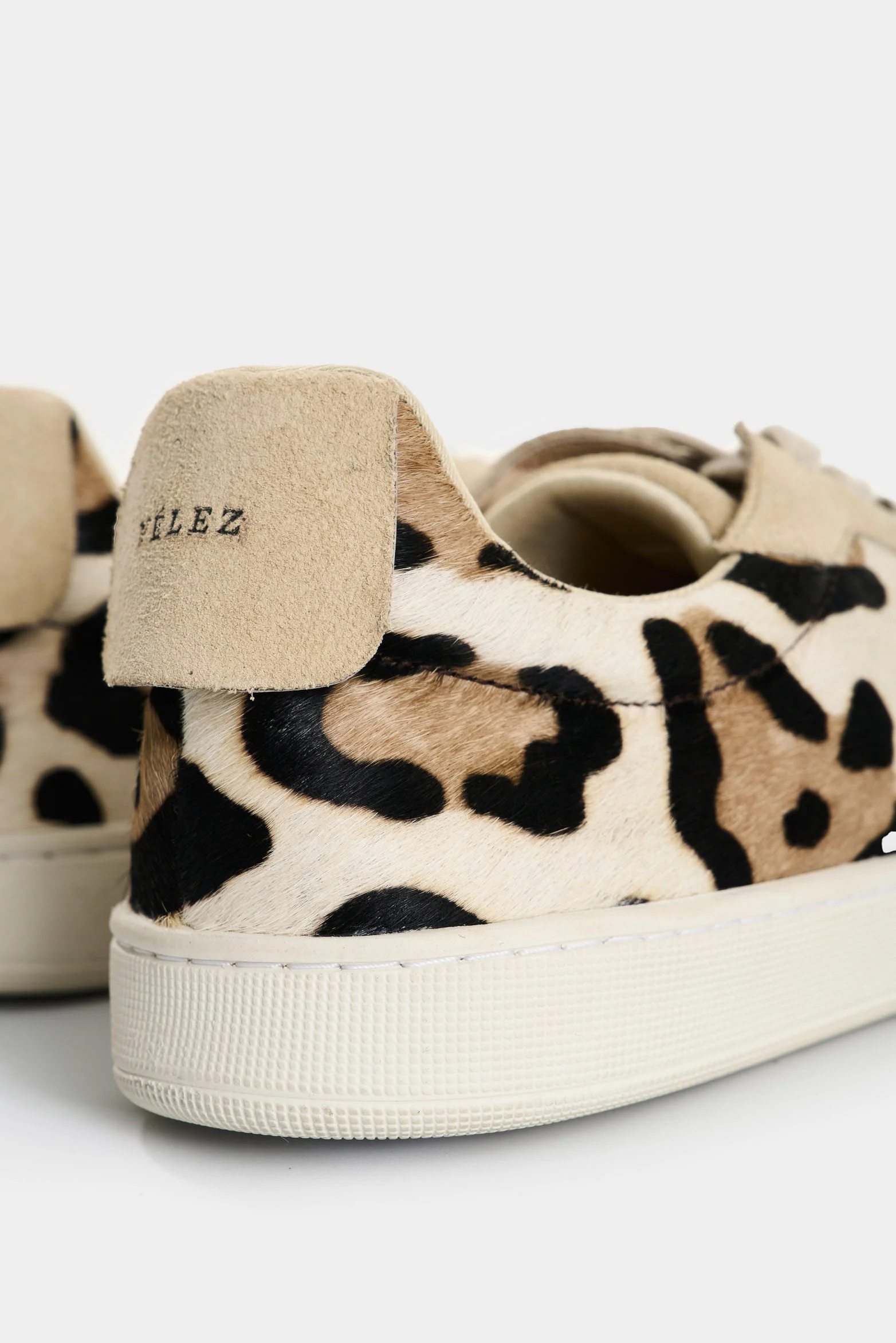 Flair Women's Sneakers in Hair-On Leather with Animal Print - Image 5