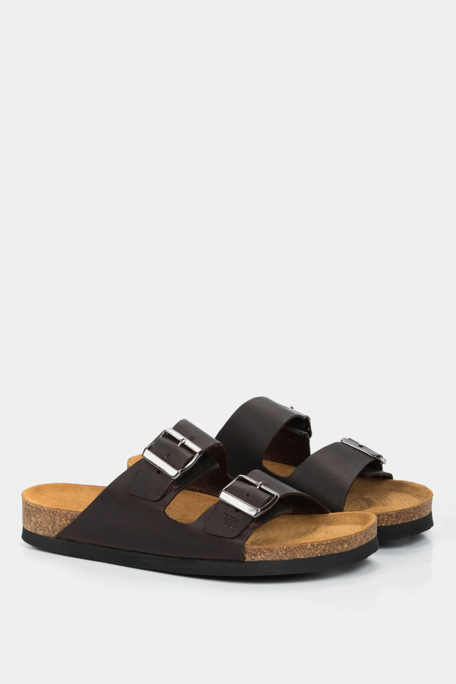 Flat Sandal in Vintage Leather - Image 2