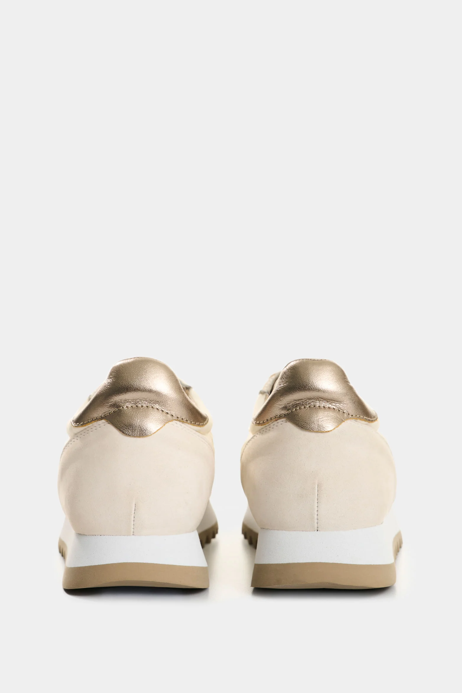 Flora Leather and Textile Sneakers for Women - Image 3