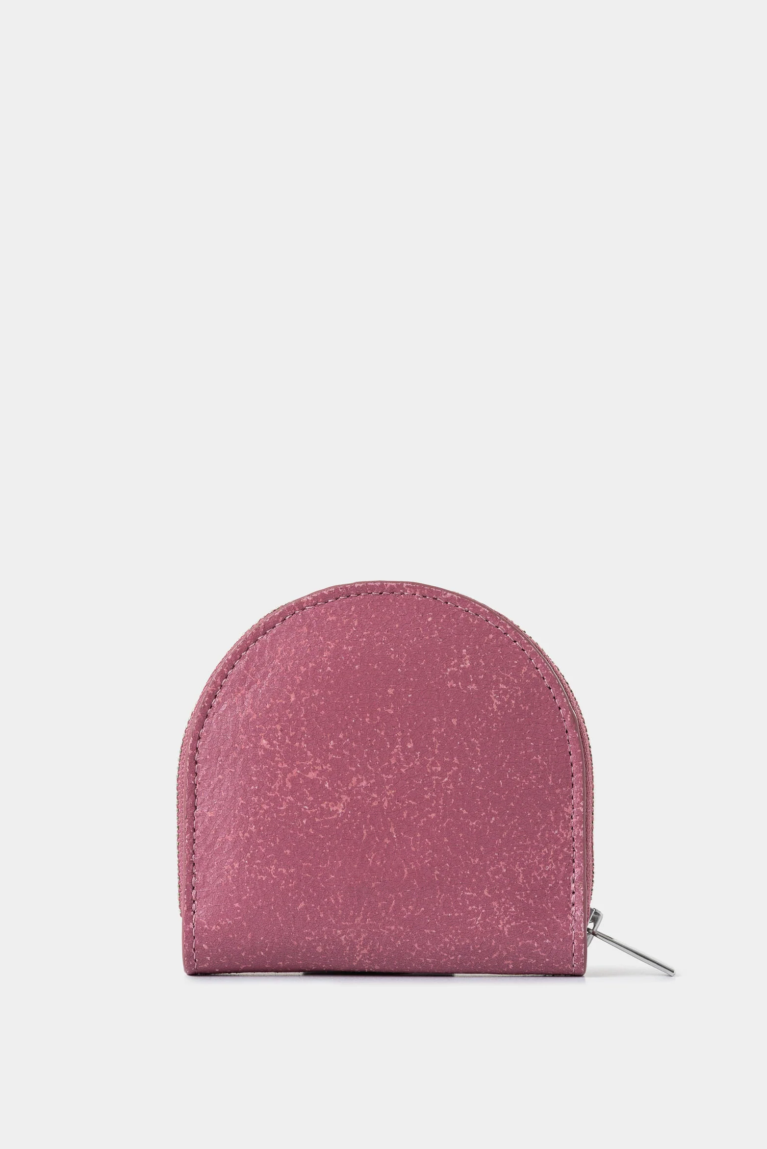 Florence Leather Coin Purse for Women Cracked Finish - Image 3
