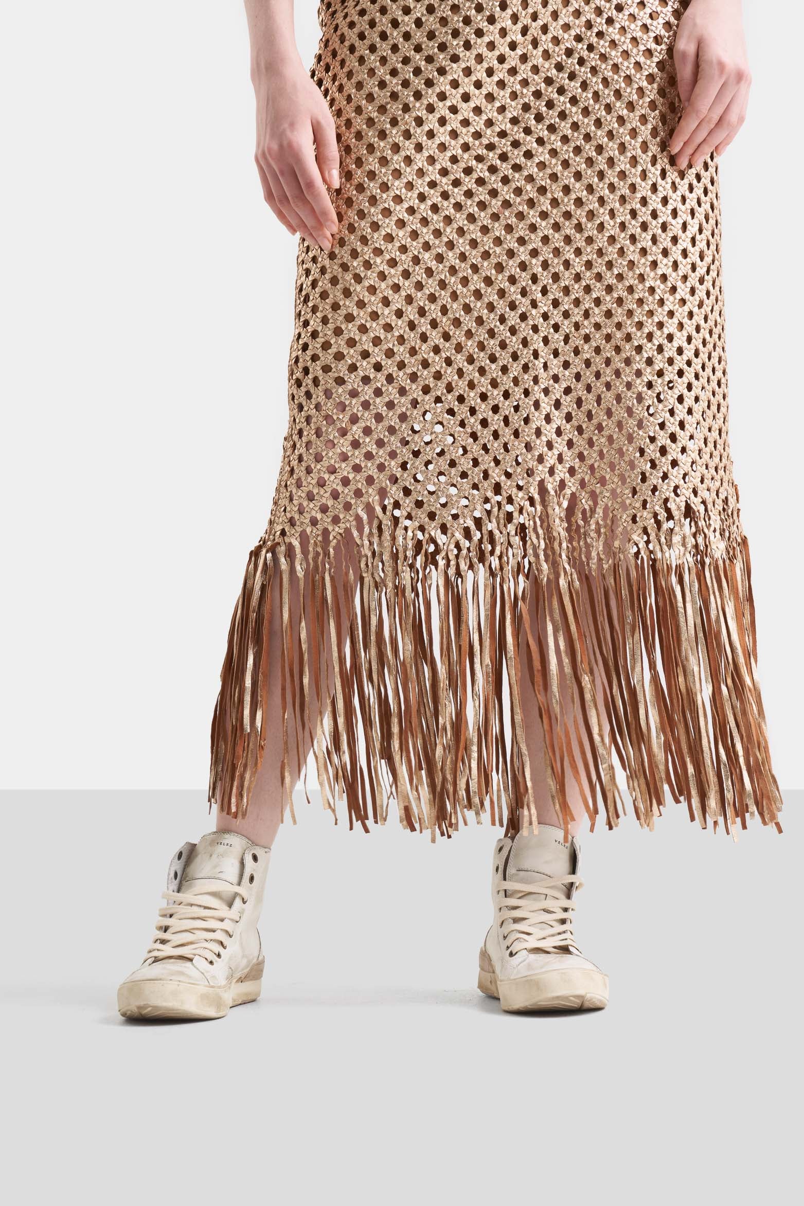 Folia Knit Tube Skirt for Women - Image 4