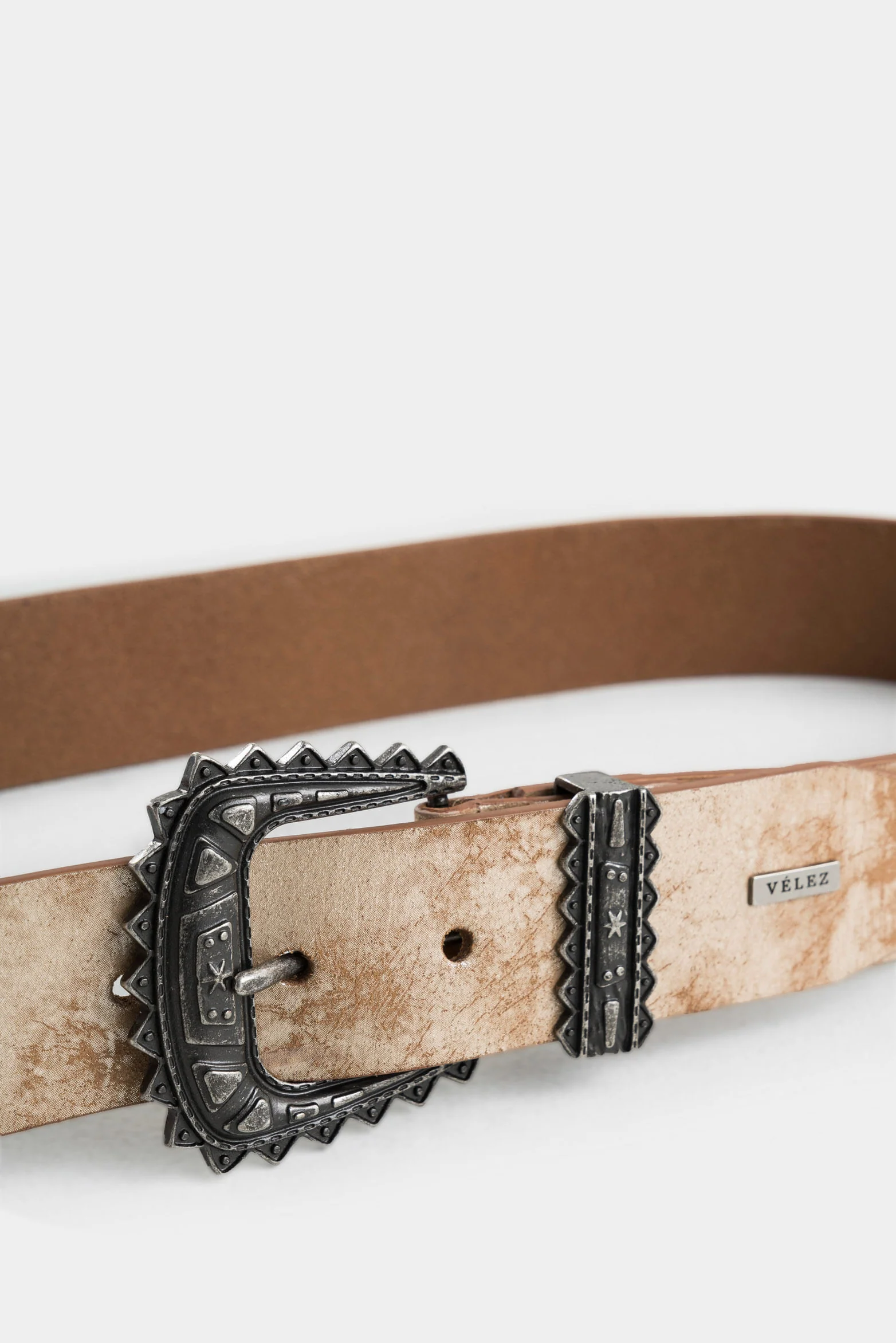 Folia Leather Boho-Inspired Belt for Women - Image 4