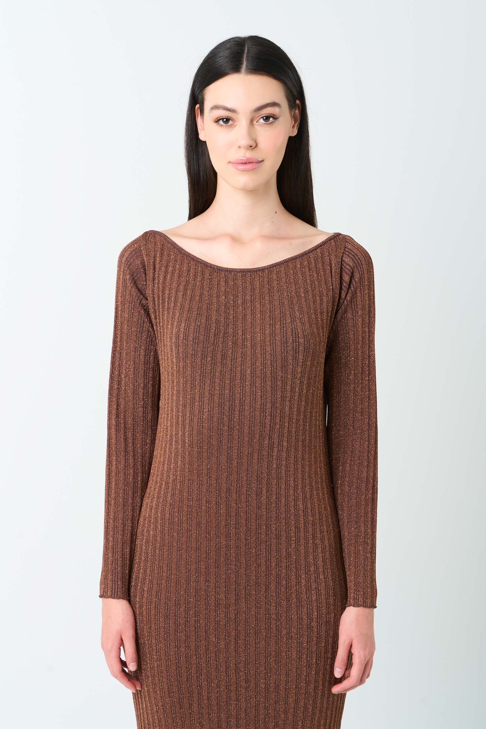 Gael Fitted Knit Dress for Women - Image 4